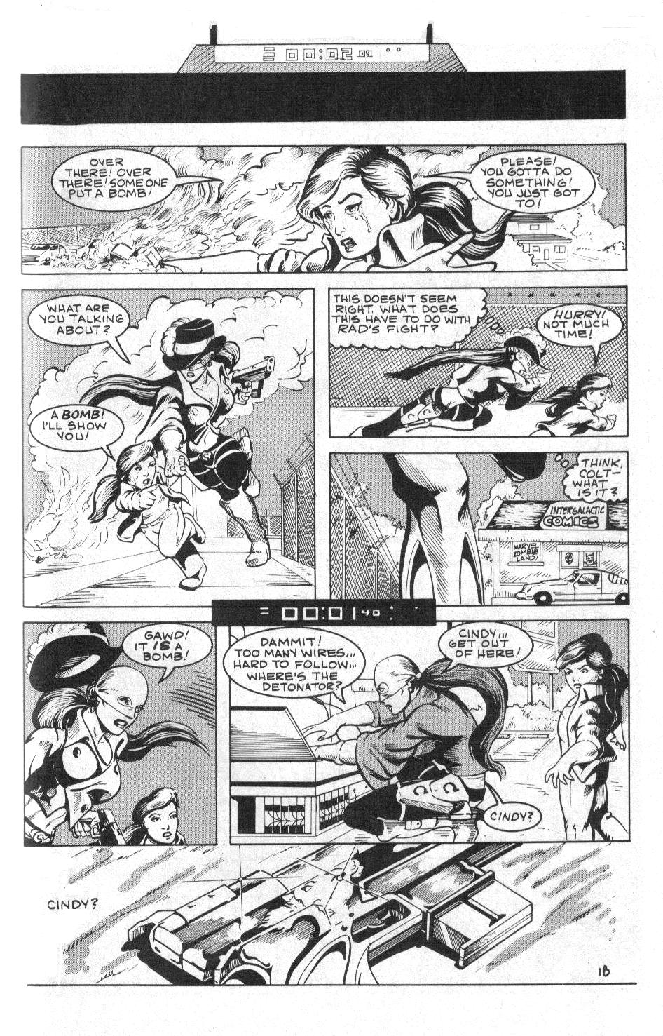 Read online Femforce comic -  Issue #21 - 23