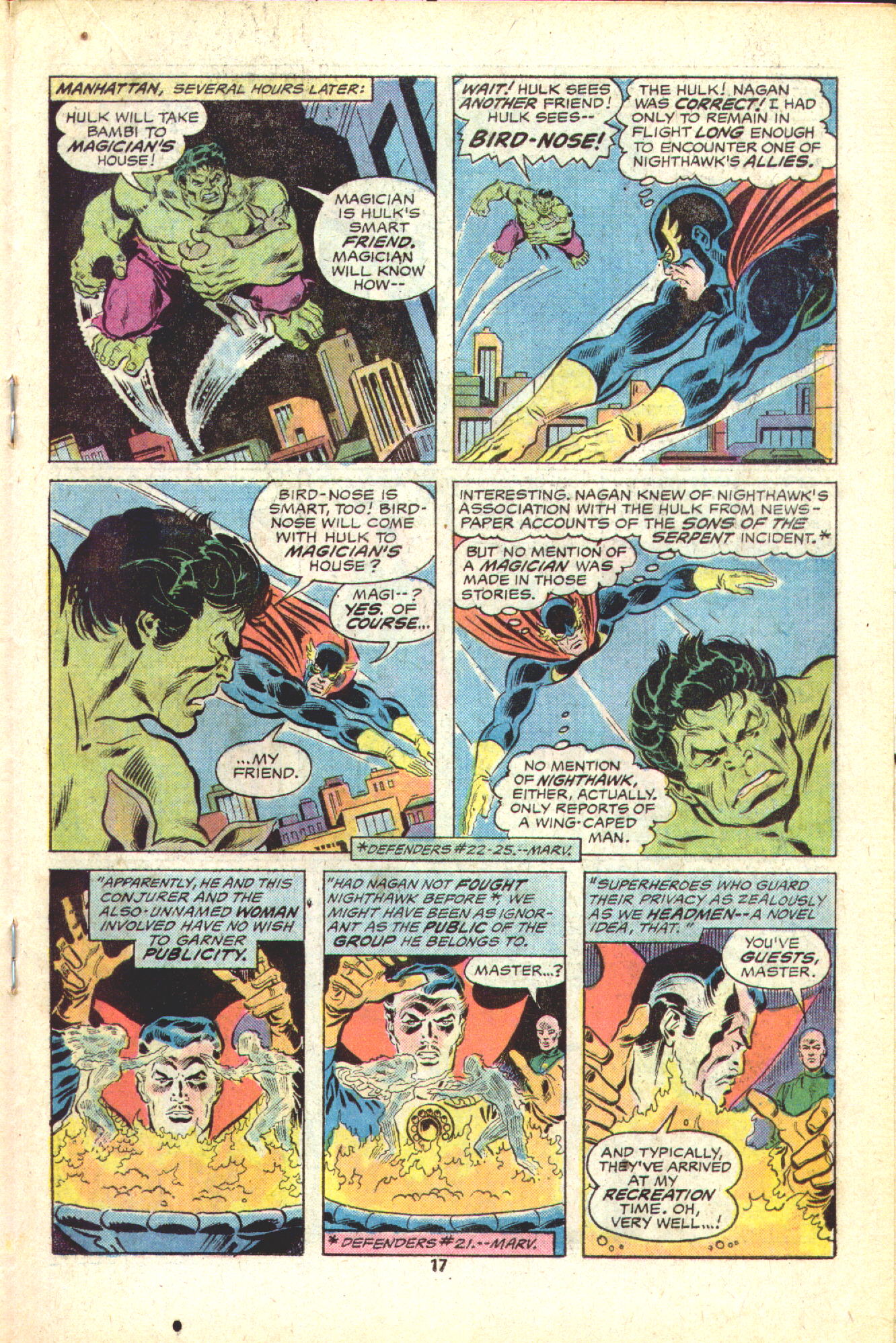 Read online The Defenders (1972) comic -  Issue #31 - 12