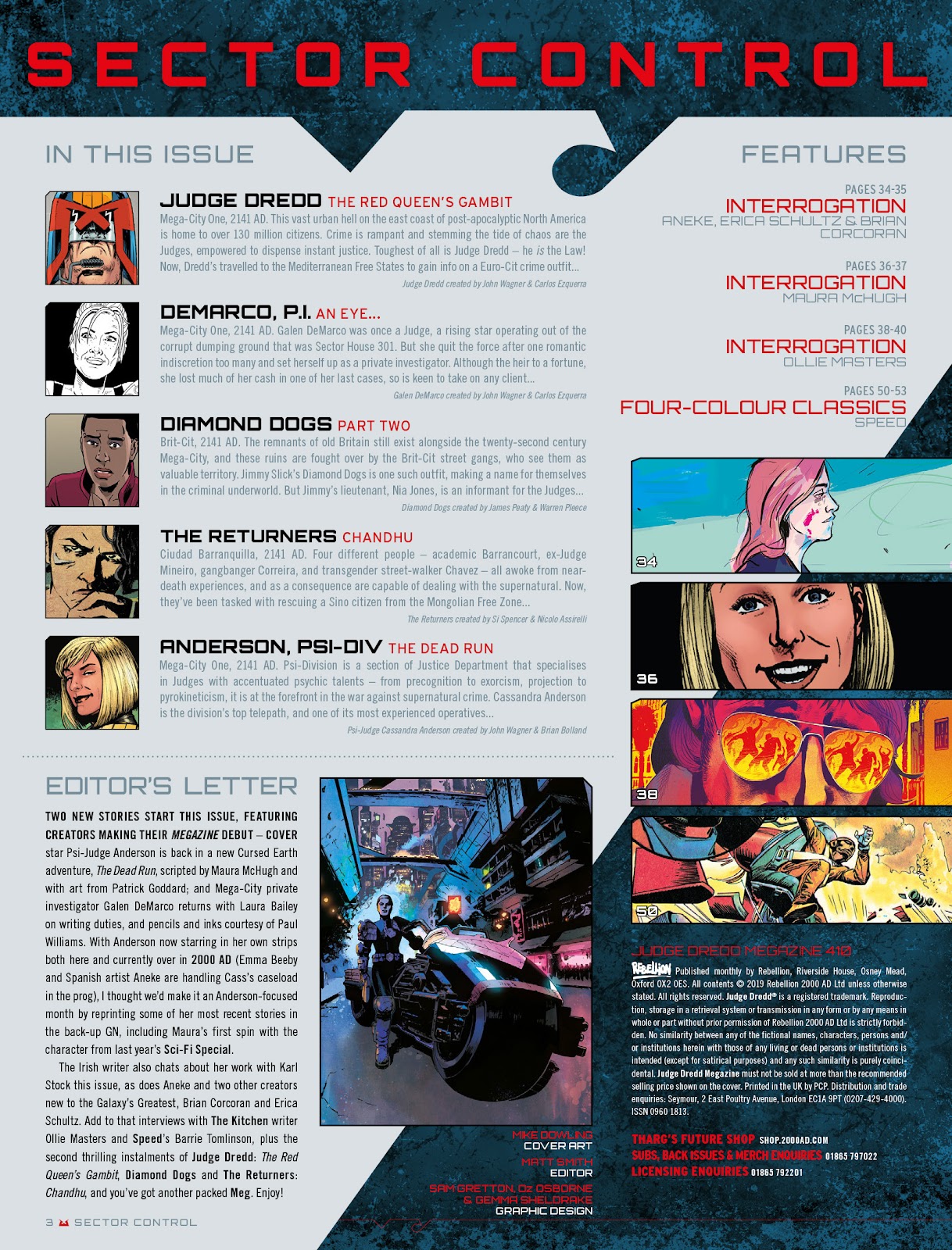 Judge Dredd Megazine (Vol. 5) issue 410 - Page 3