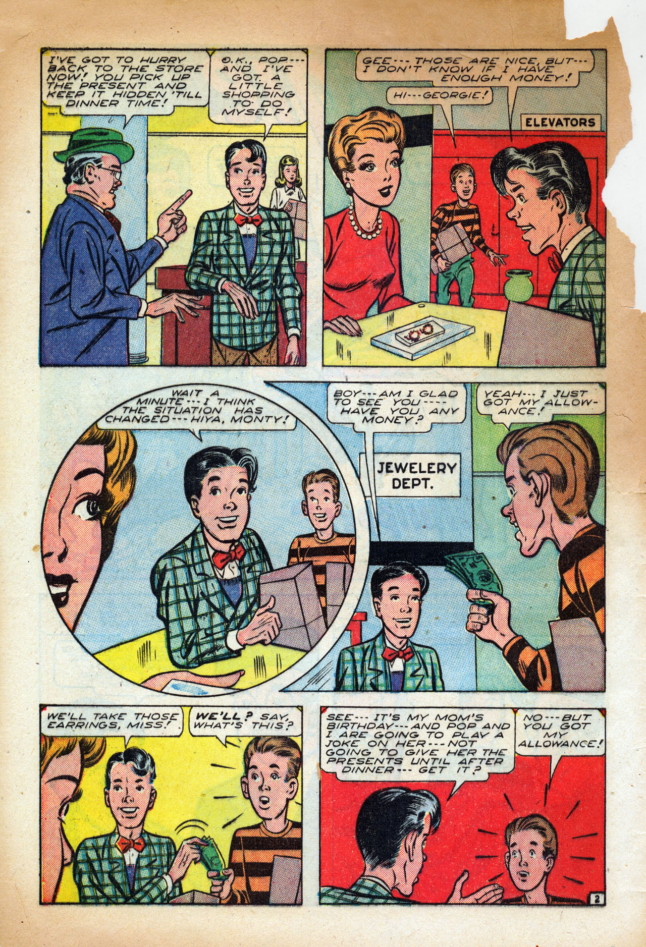Read online Georgie Comics (1945) comic -  Issue #3 - 4