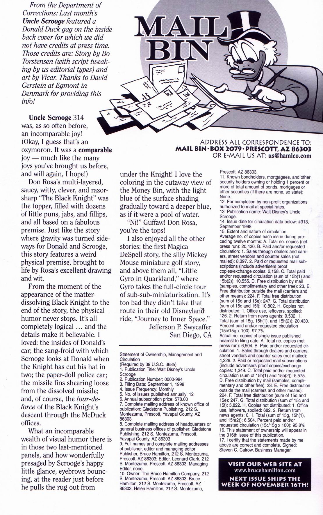 Read online Uncle Scrooge (1953) comic -  Issue #316 - 2