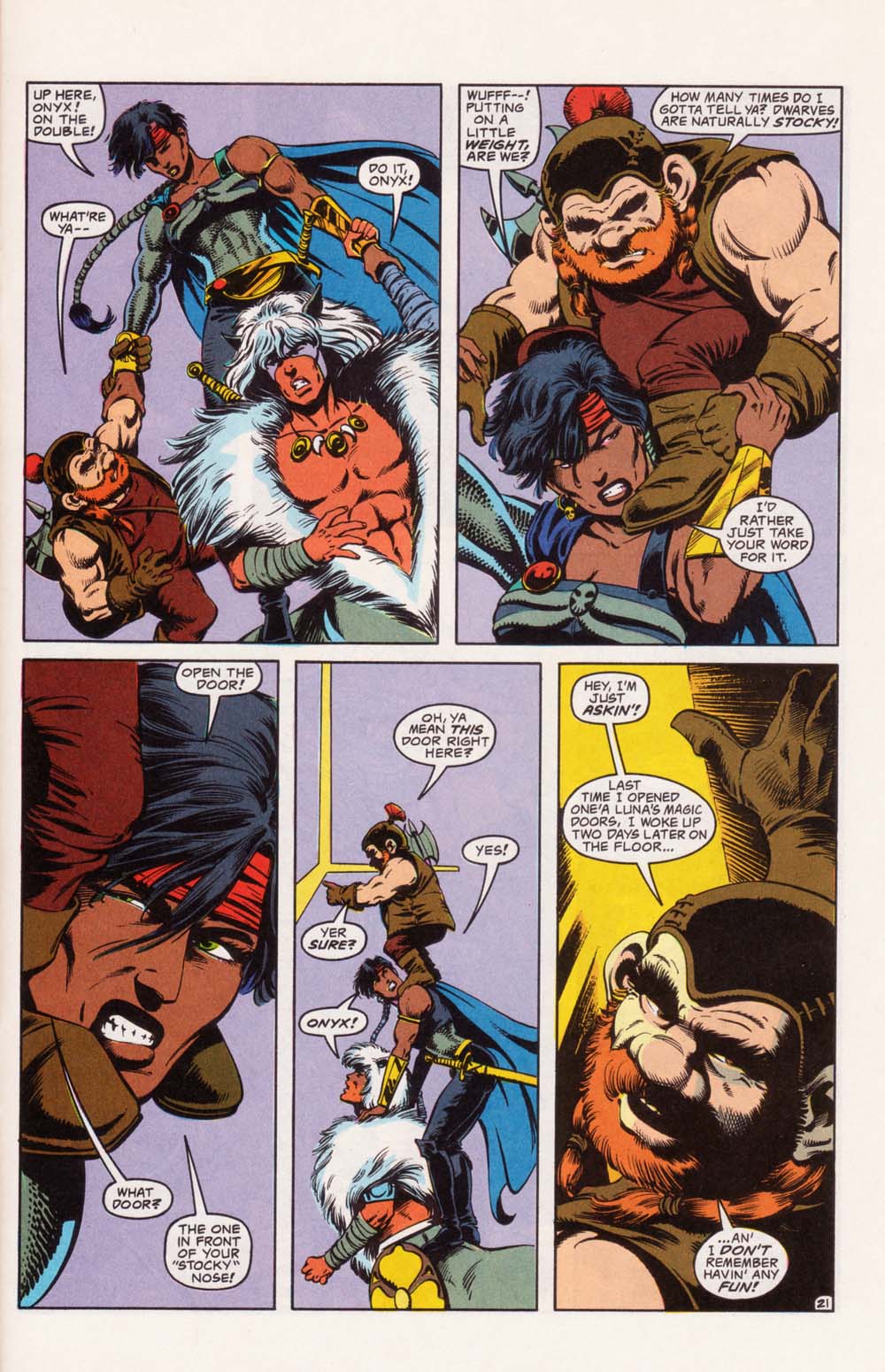 Read online Advanced Dungeons & Dragons comic -  Issue #22 - 21