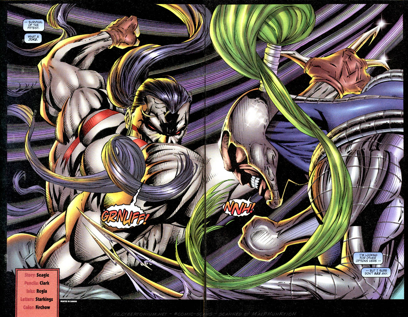 Read online Warblade: Endangered Species comic -  Issue #2 - 3