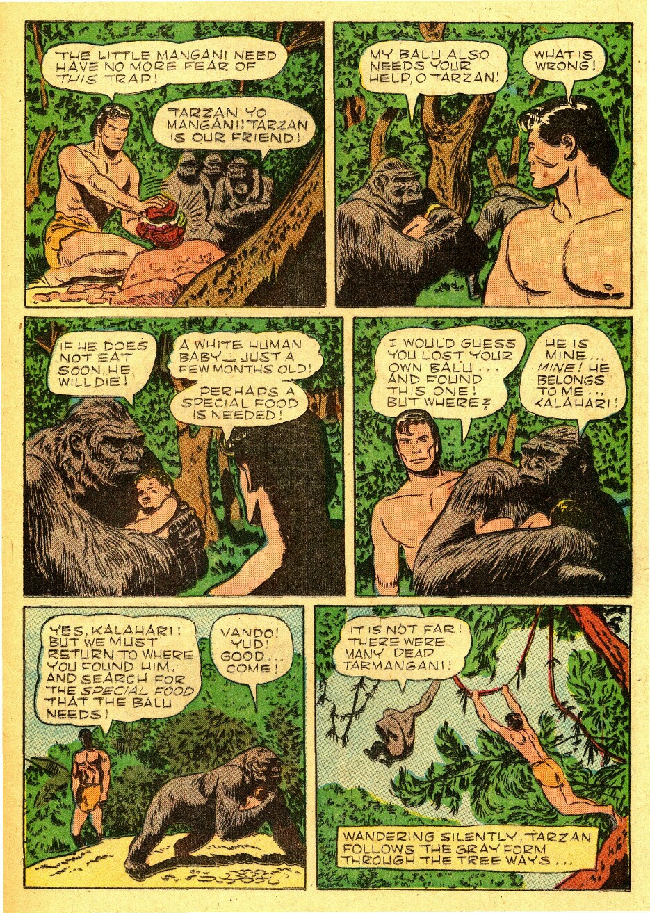 Read online Tarzan (1948) comic -  Issue #44 - 25