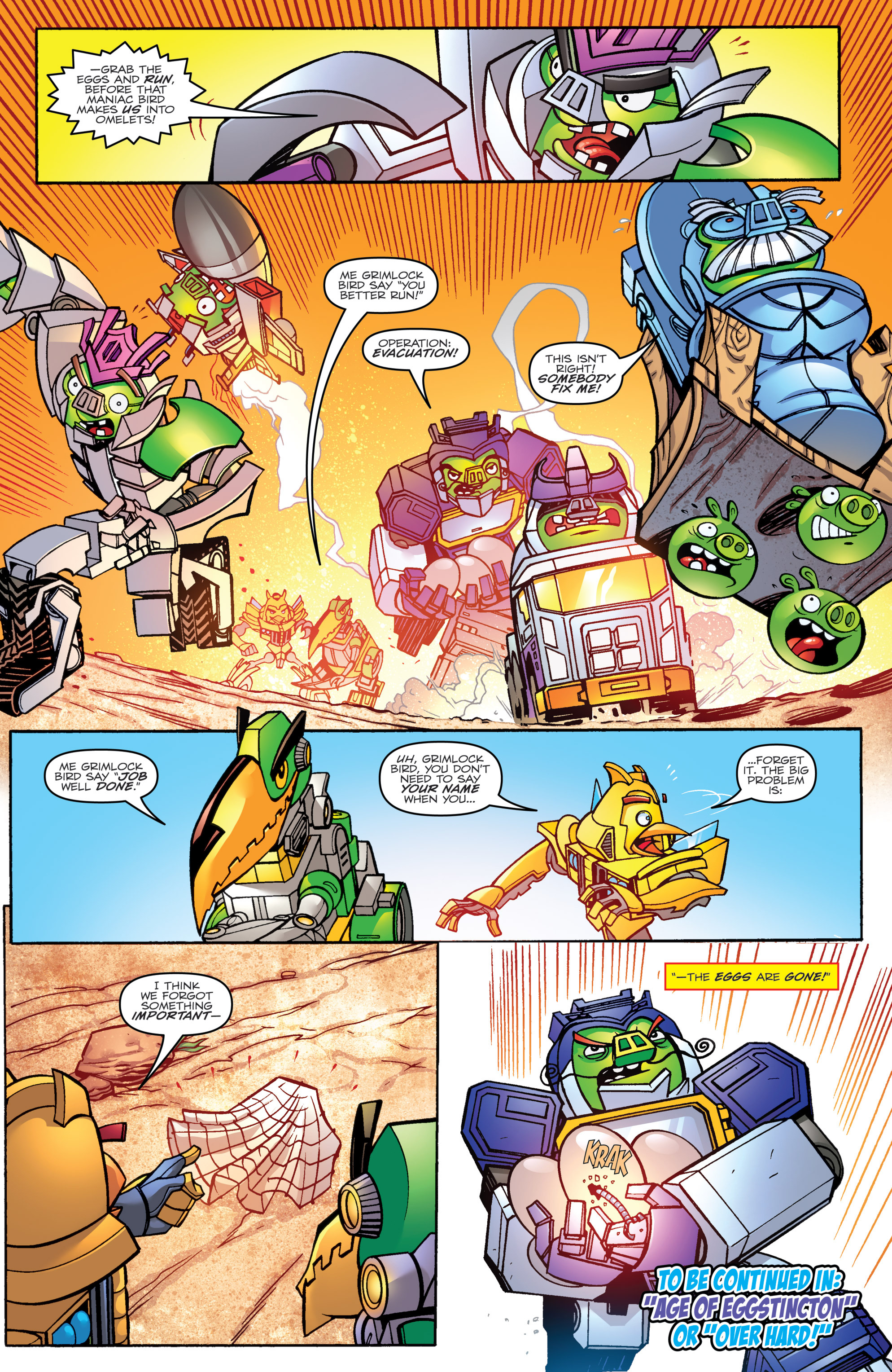 Read online Angry Birds Transformers comic -  Issue #1 - 22