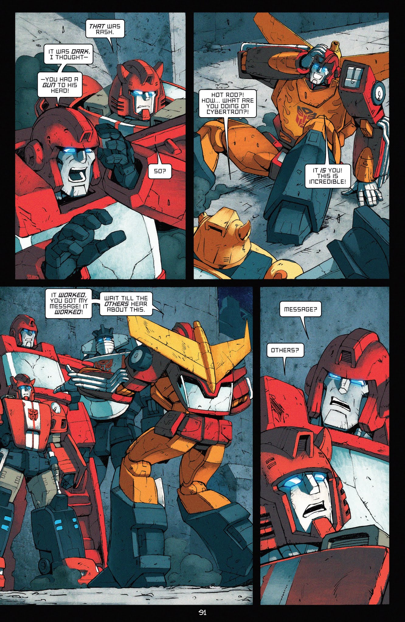 Read online Transformers: The IDW Collection comic -  Issue # TPB 5 (Part 1) - 92