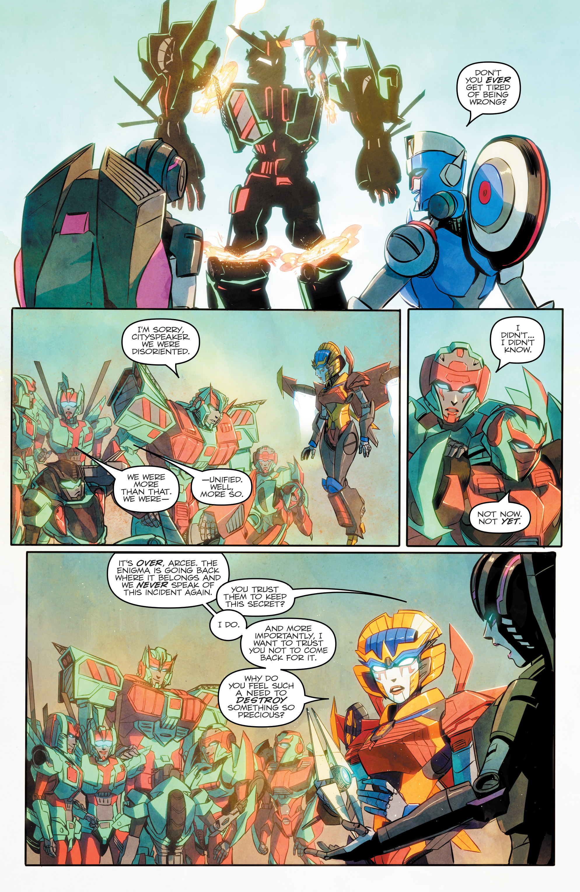 Read online Transformers: Combiner Hunters comic -  Issue # Full - 21
