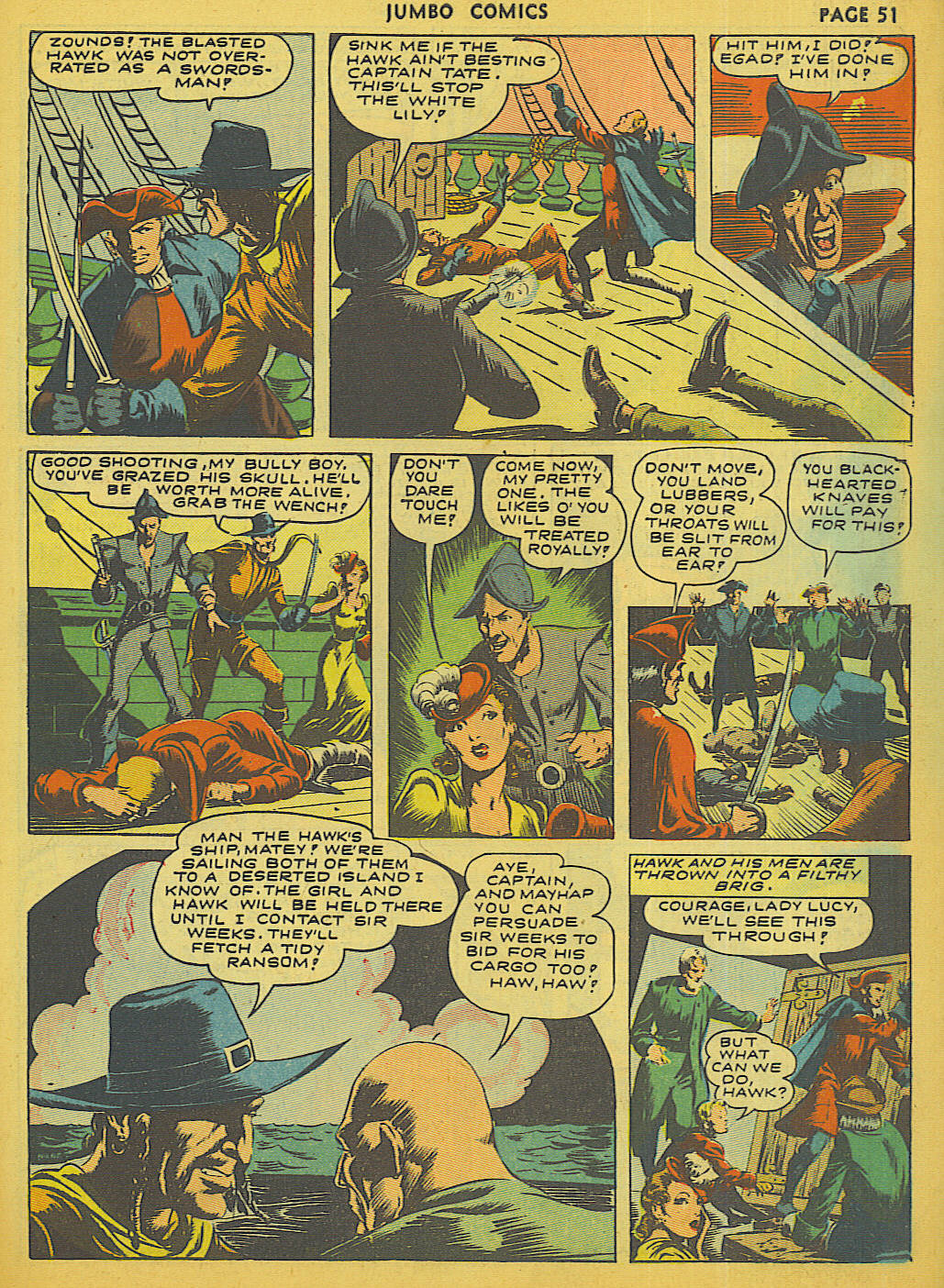 Read online Jumbo Comics comic -  Issue #49 - 53