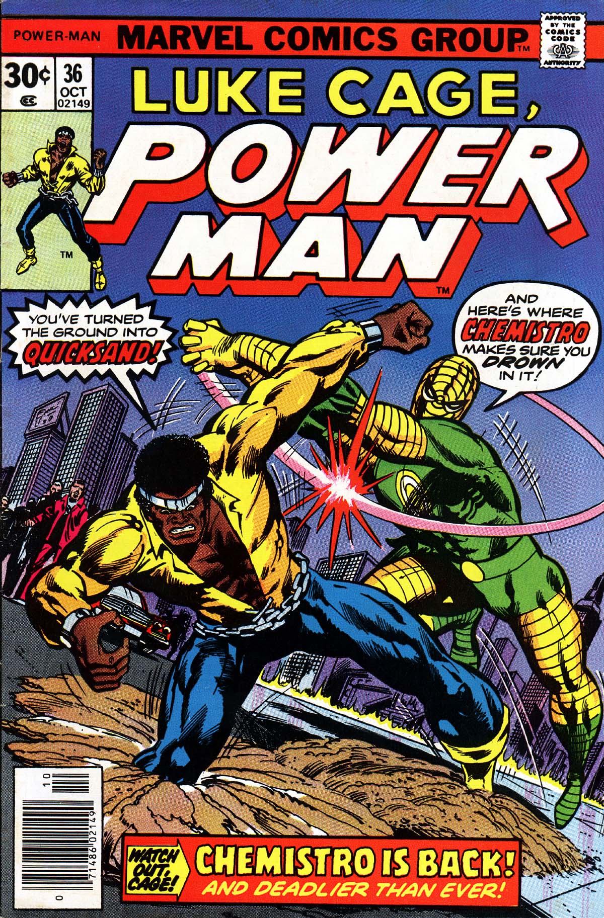 Read online Power Man comic -  Issue #36 - 1