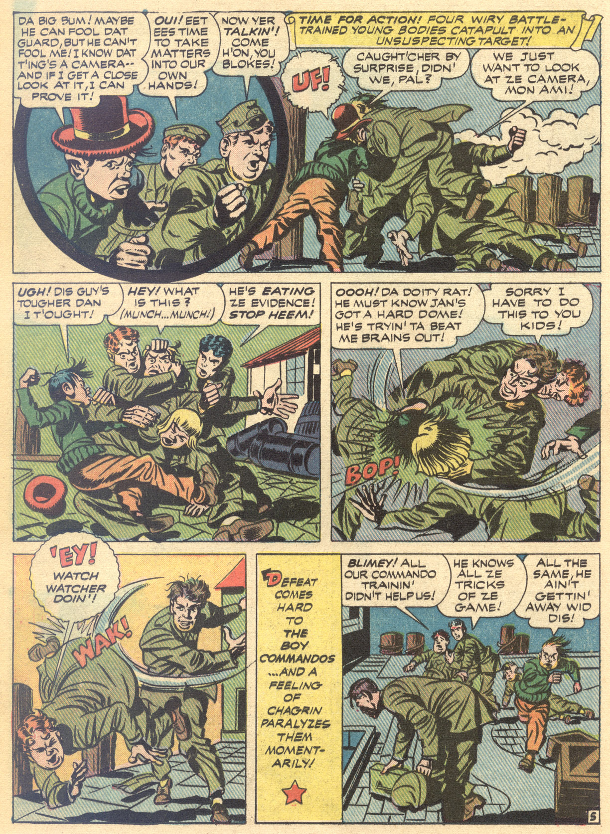 Read online Boy Commandos comic -  Issue #5 - 36