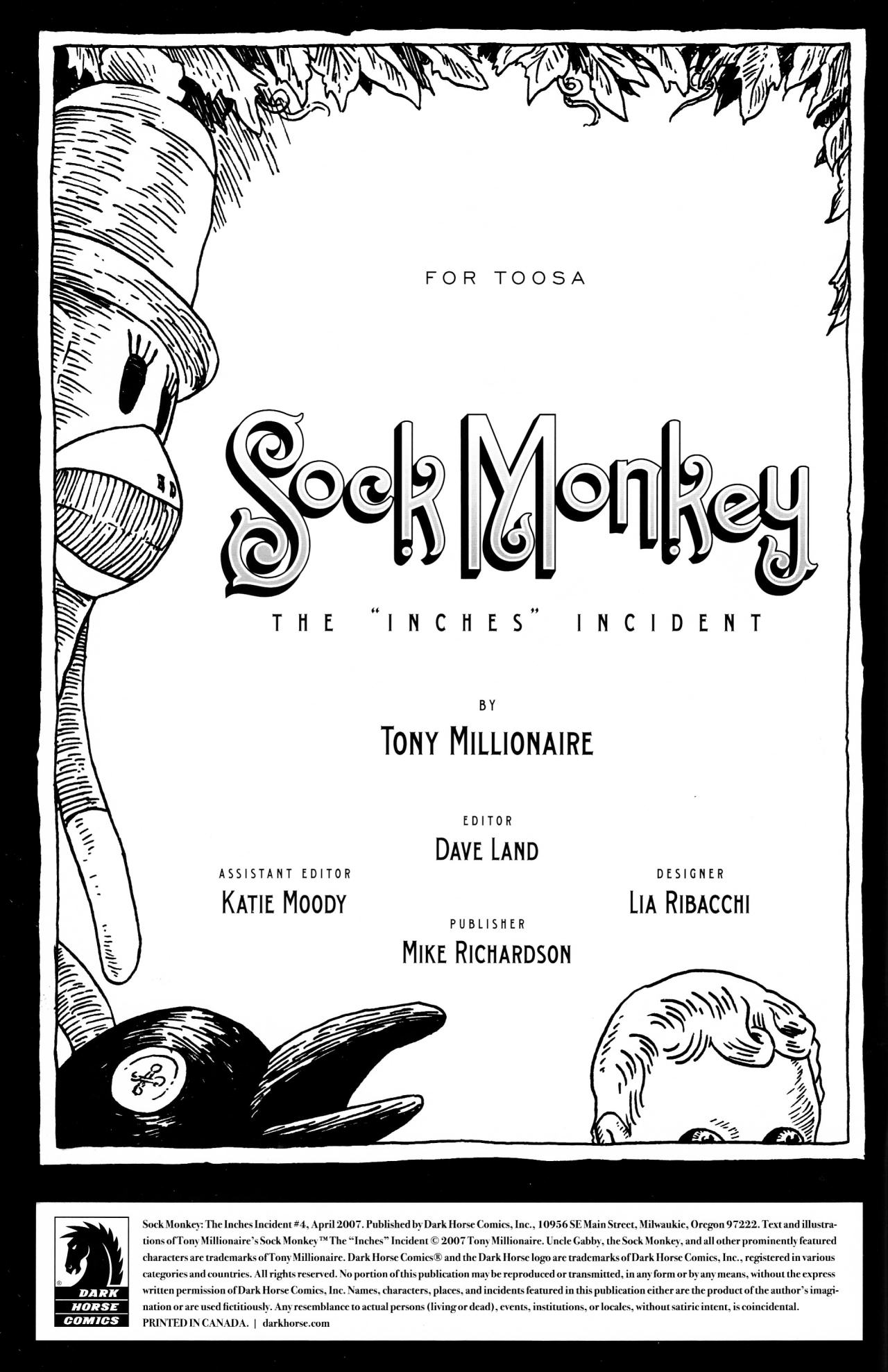 Read online Sock Monkey: The "Inches" Incident comic -  Issue #4 - 2