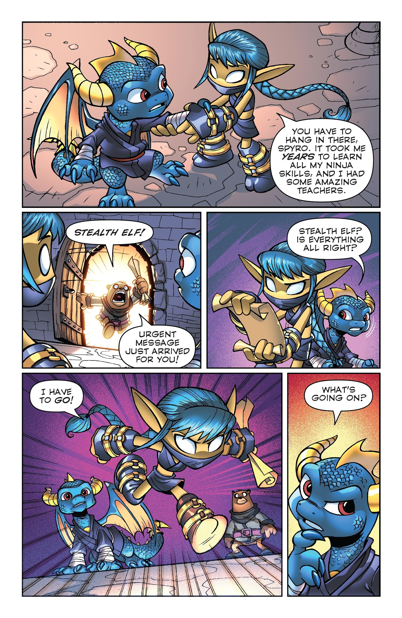 Read online Skylanders Quarterly-Spyro & Friends: Full Blast comic -  Issue # Full - 5