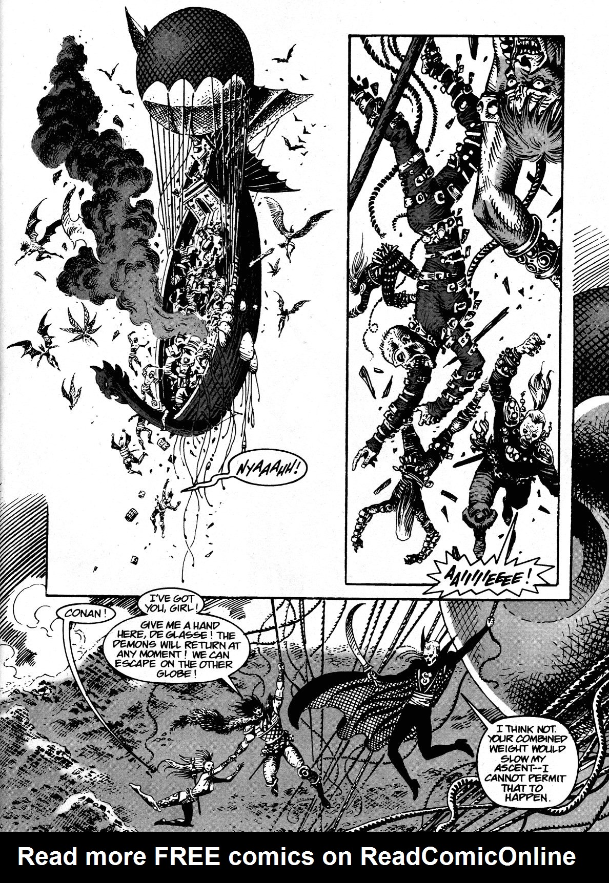 Read online Conan the Savage comic -  Issue #6 - 7