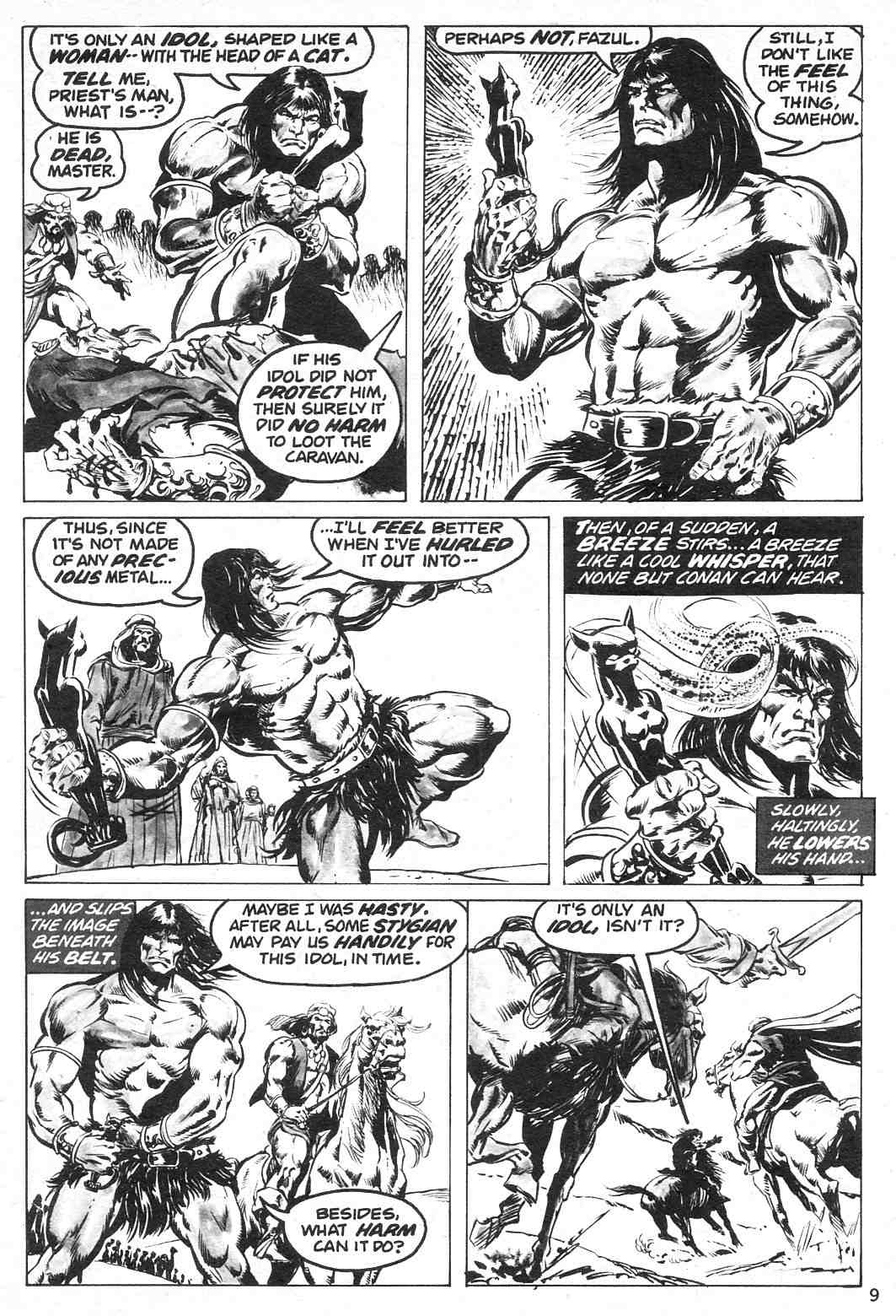 Read online The Savage Sword Of Conan comic -  Issue #9 - 9