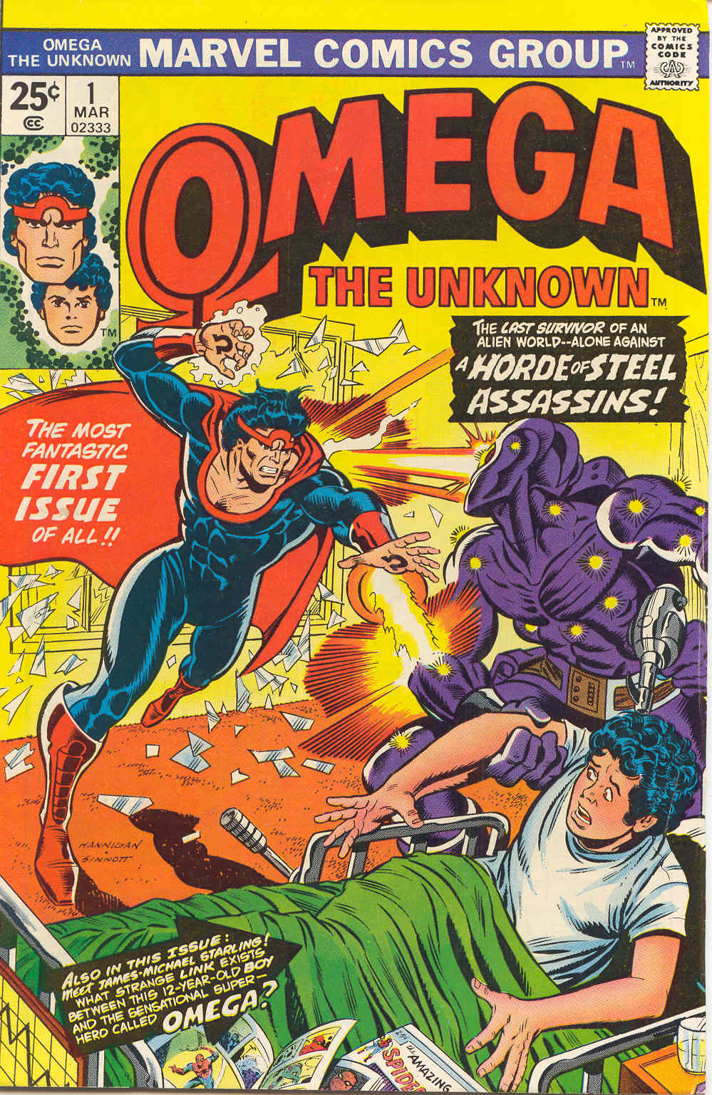 Read online Omega the Unknown comic -  Issue #1 - 1