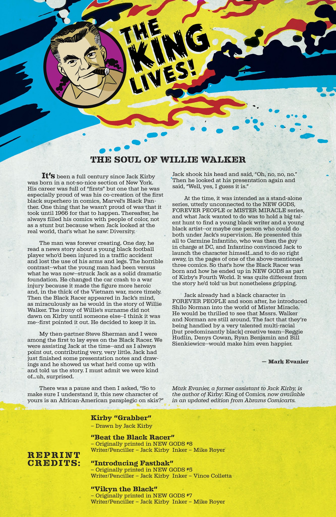 Read online The Black Racer and Shilo Norman Special comic -  Issue # Full - 40