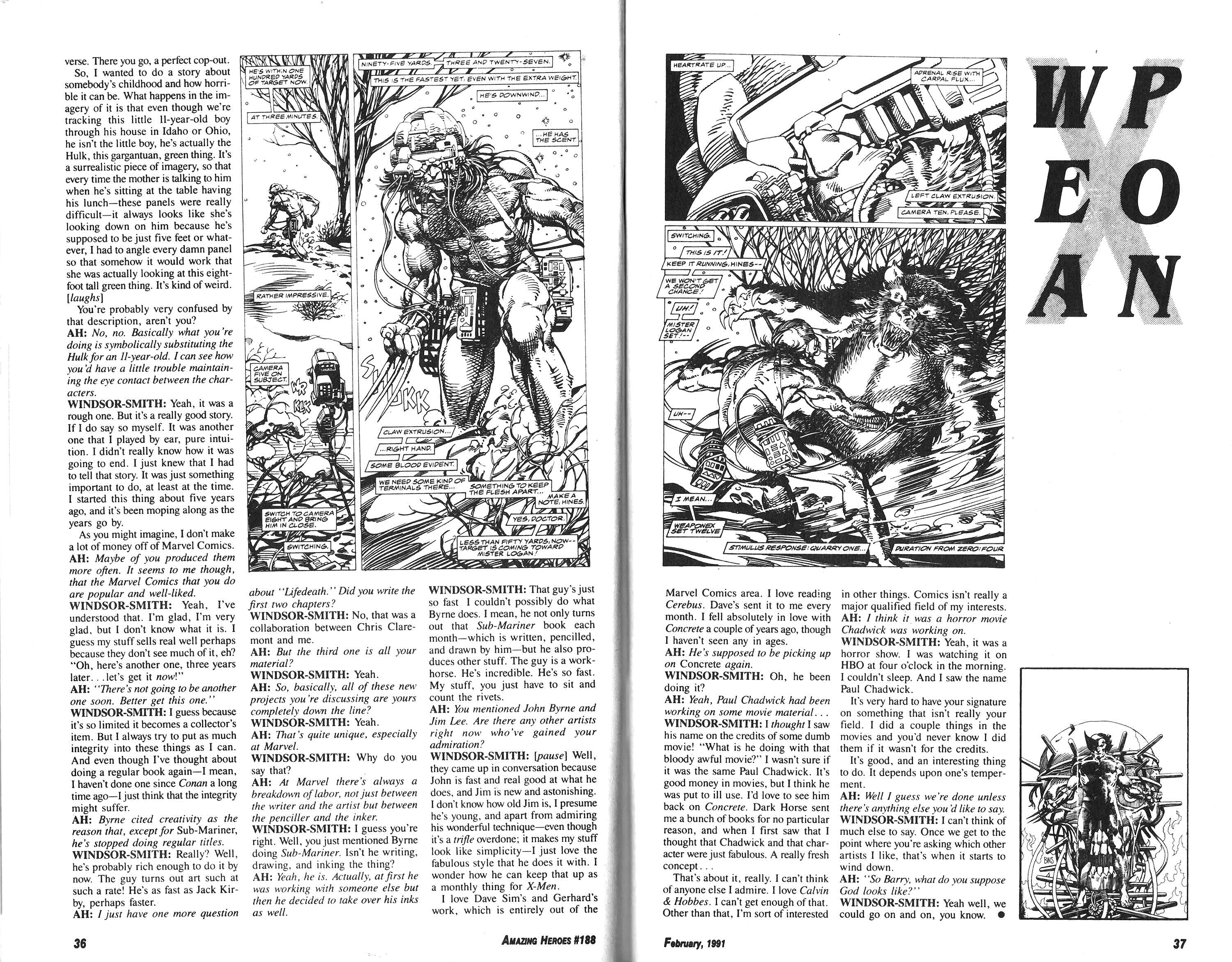 Read online Amazing Heroes comic -  Issue #188 - 19