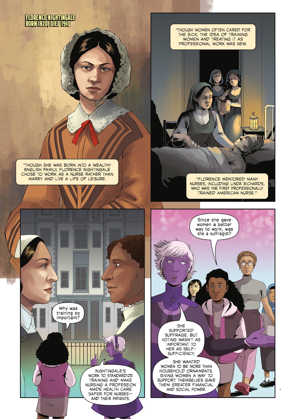 Amazons, Abolitionists, and Activists: A Graphic History of Women's Fight for Their Rights issue TPB (Part 1) - Page 77