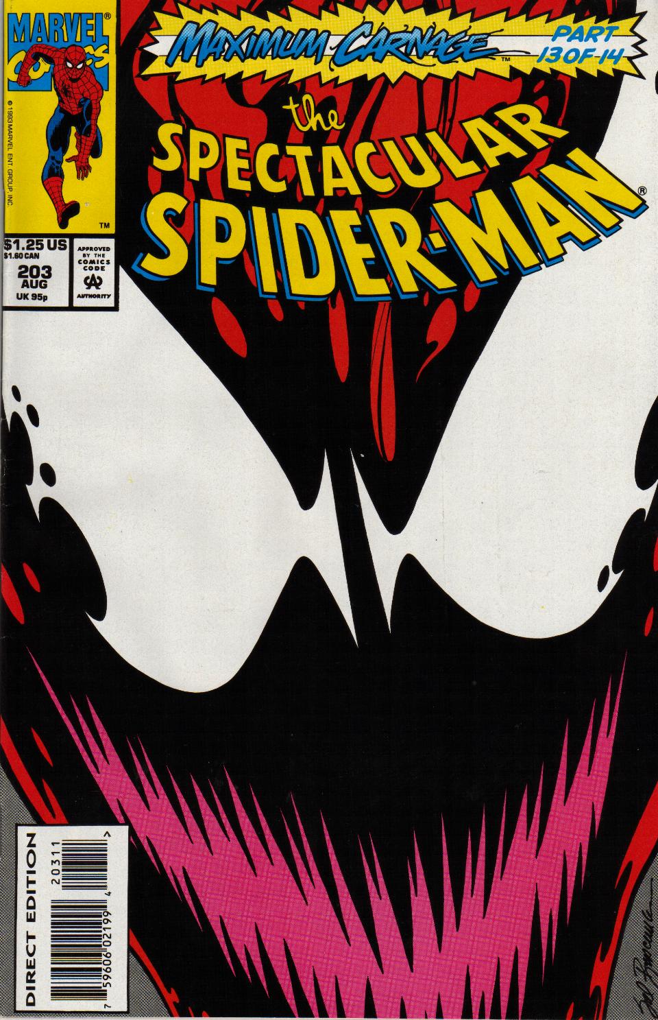 Read online The Spectacular Spider-Man (1976) comic -  Issue #203 - 1