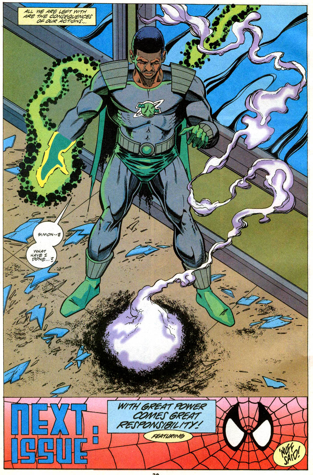 Read online Meteor Man comic -  Issue #2 - 22