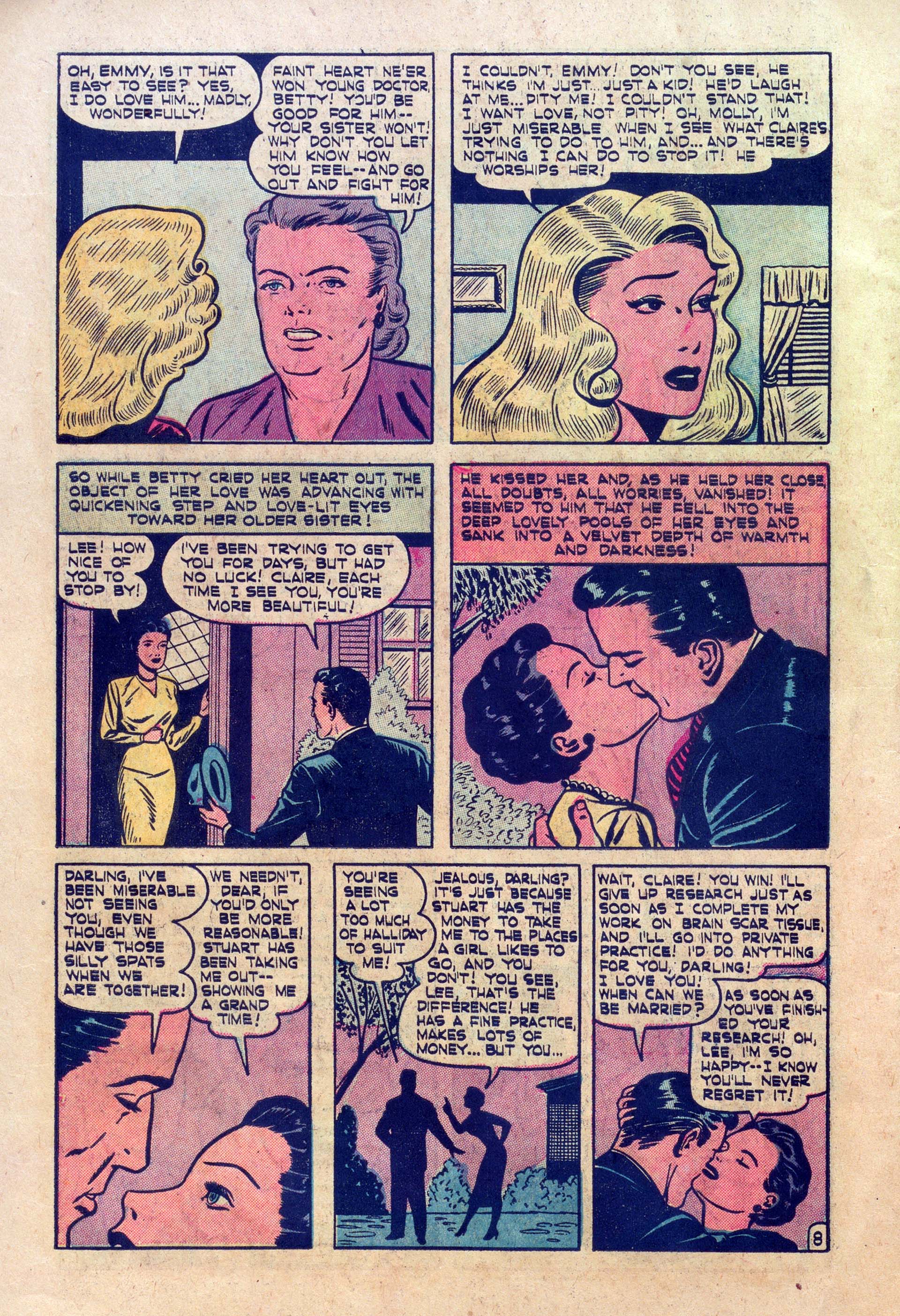 Read online Romantic Affairs comic -  Issue #3 - 10