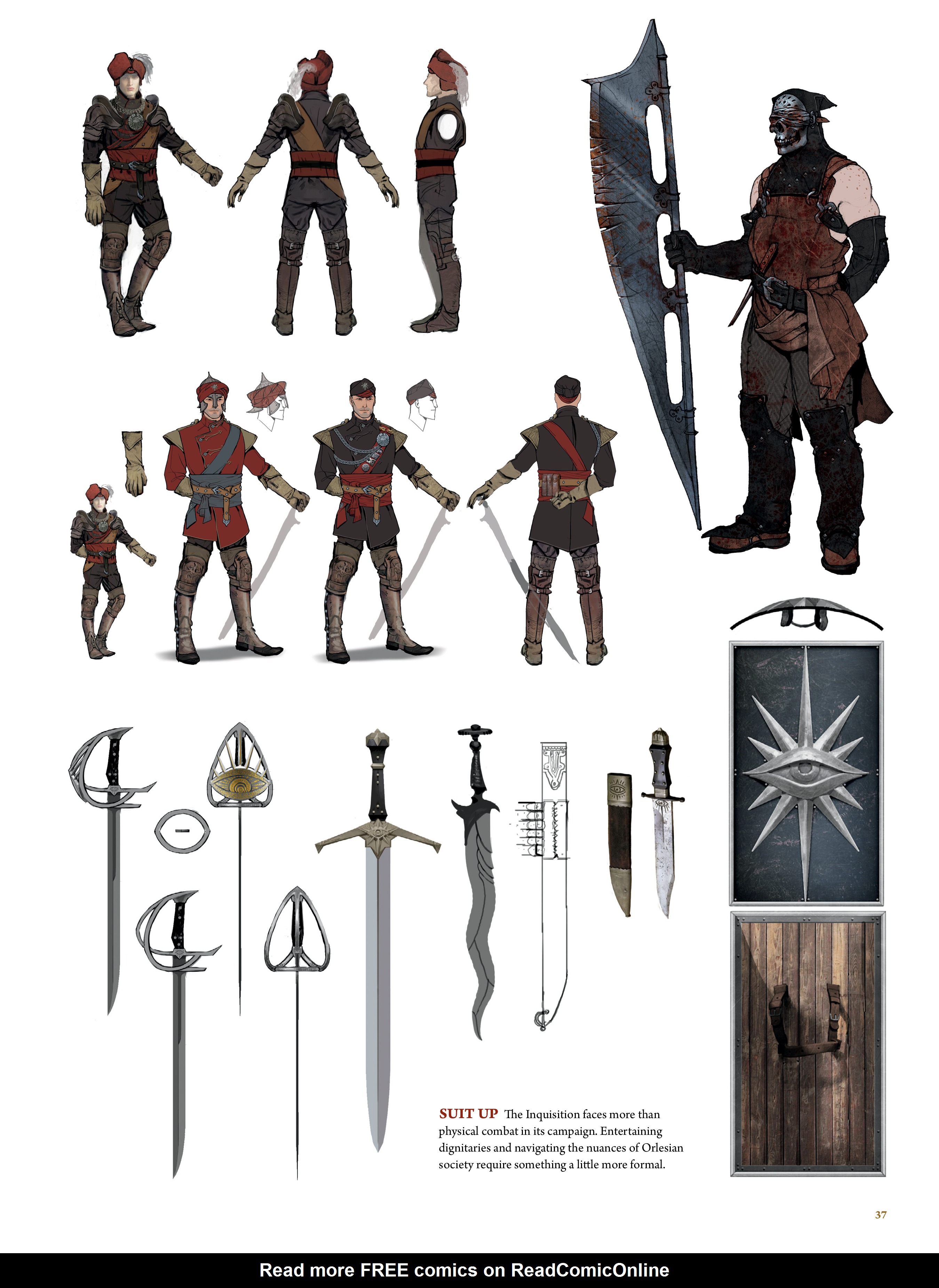 Read online The Art of Dragon Age: Inquisition comic -  Issue # TPB (Part 1) - 35