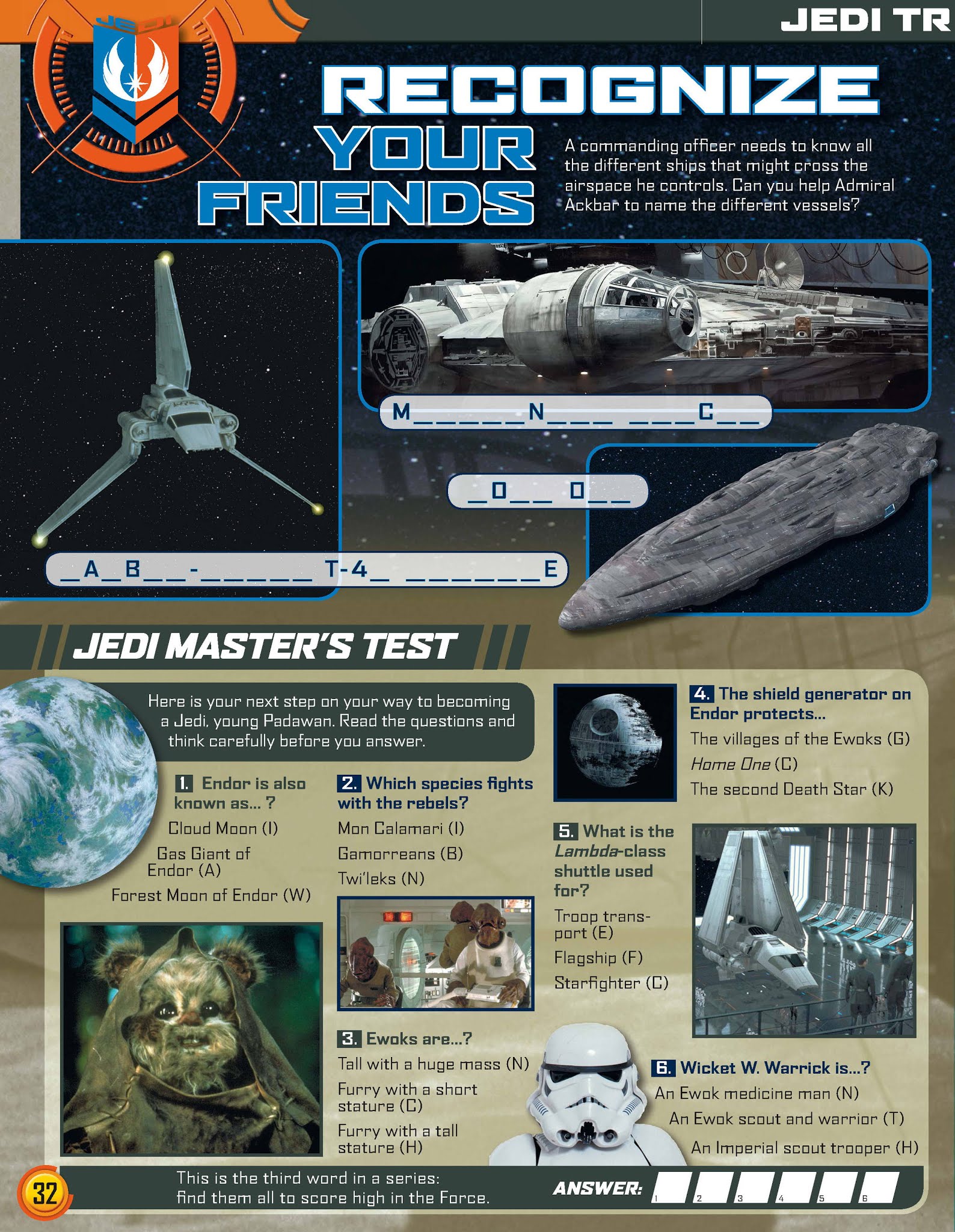 Read online Star Wars Jedi Master Magazine comic -  Issue #6 - 32