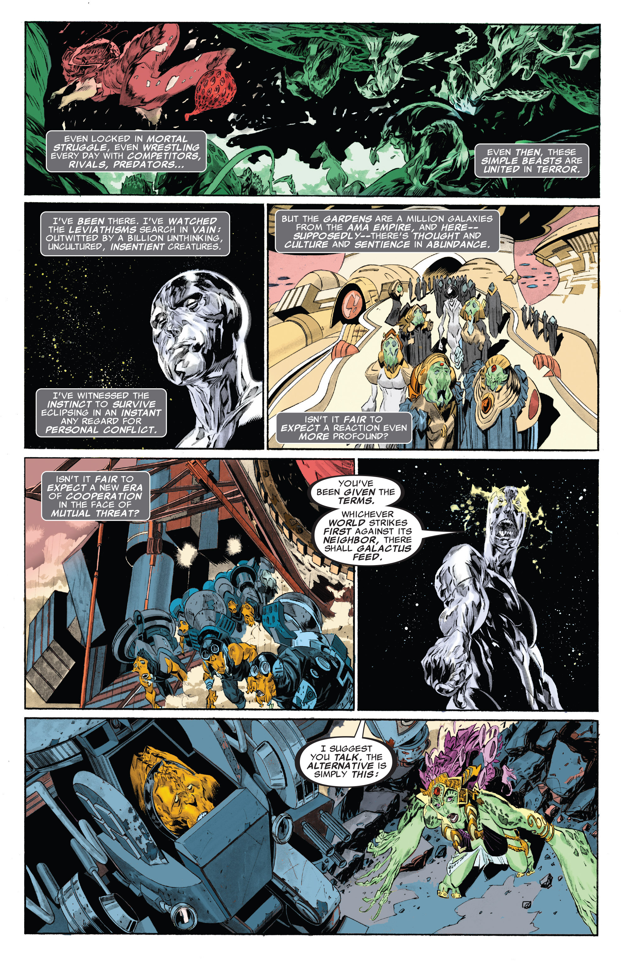 Read online Silver Surfer: In Thy Name comic -  Issue #4 - 4