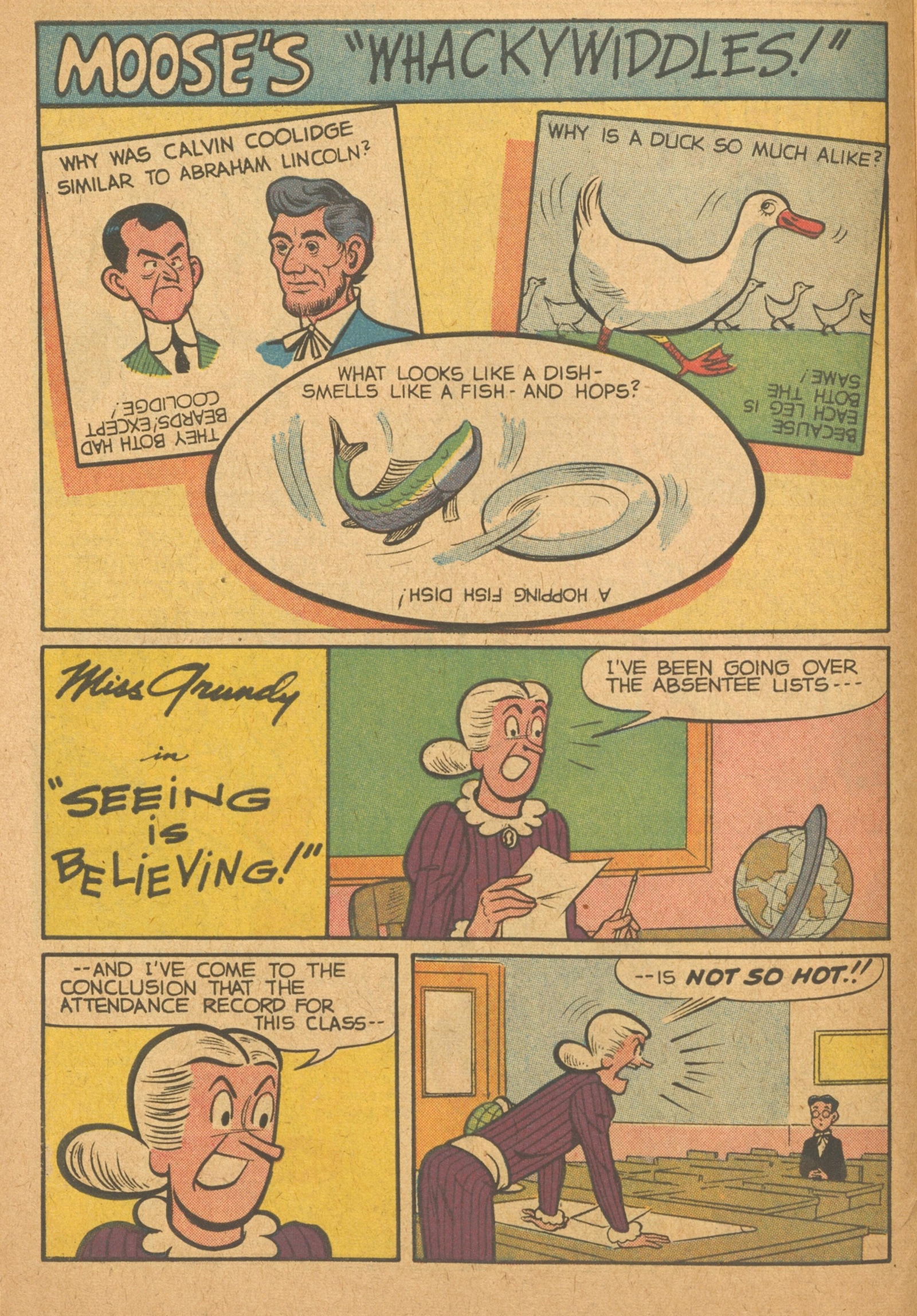 Read online Archie's Joke Book Magazine comic -  Issue #52 - 10