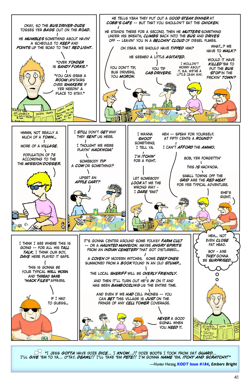 Read online Knights of the Dinner Table comic -  Issue #200 - 43
