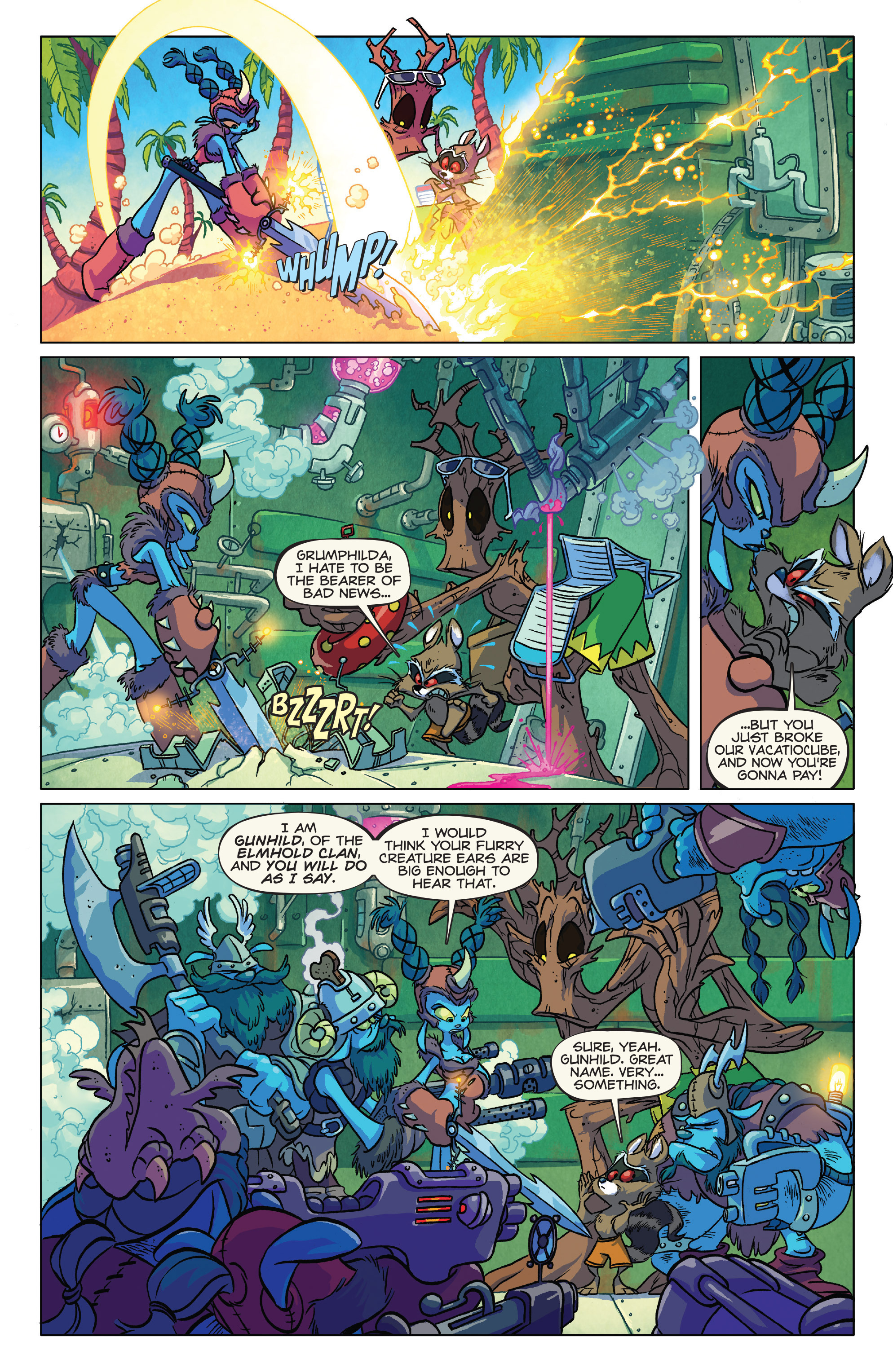 Read online Rocket Raccoon & Groot comic -  Issue #5 - 5