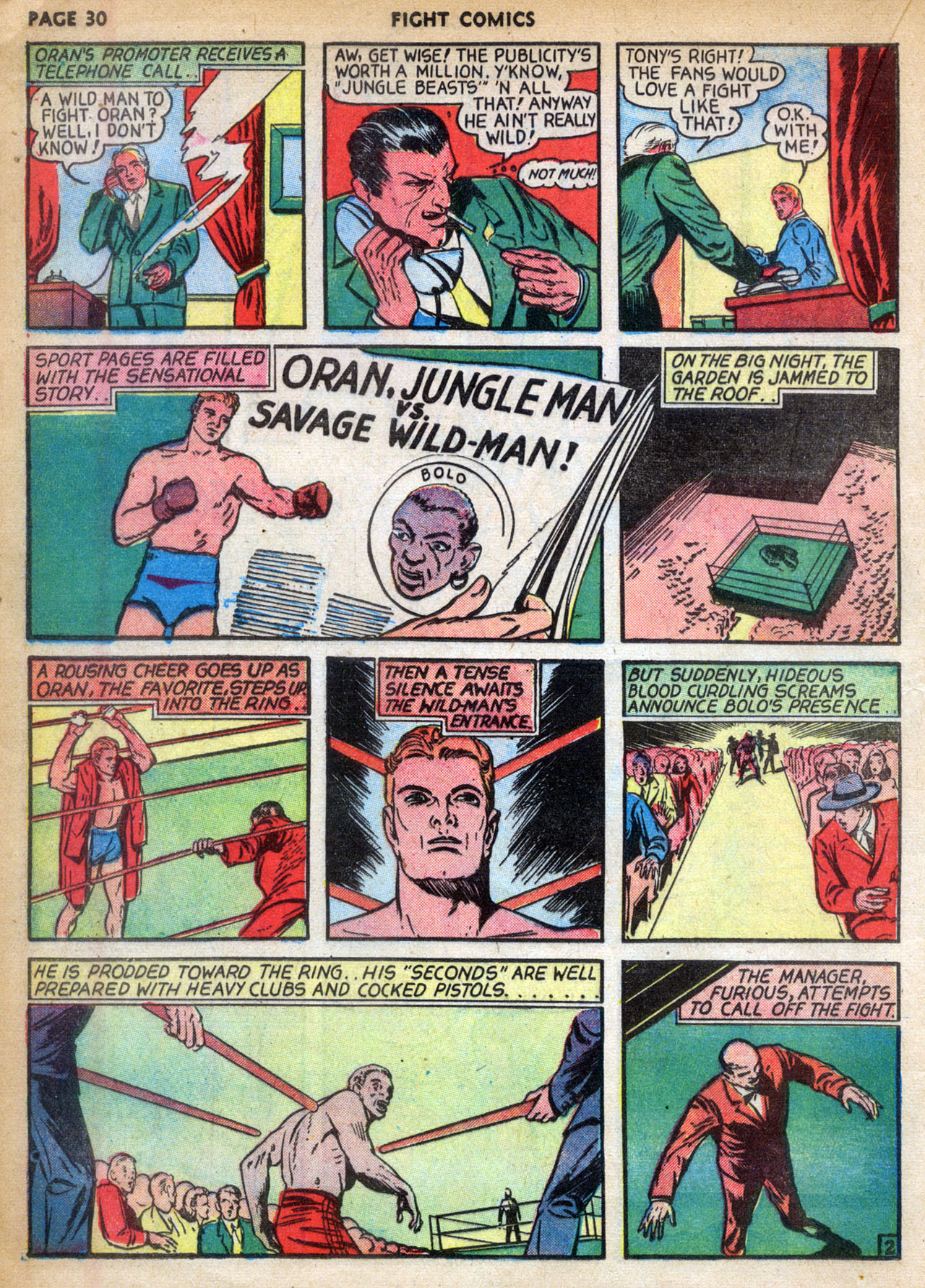 Read online Fight Comics comic -  Issue #8 - 32