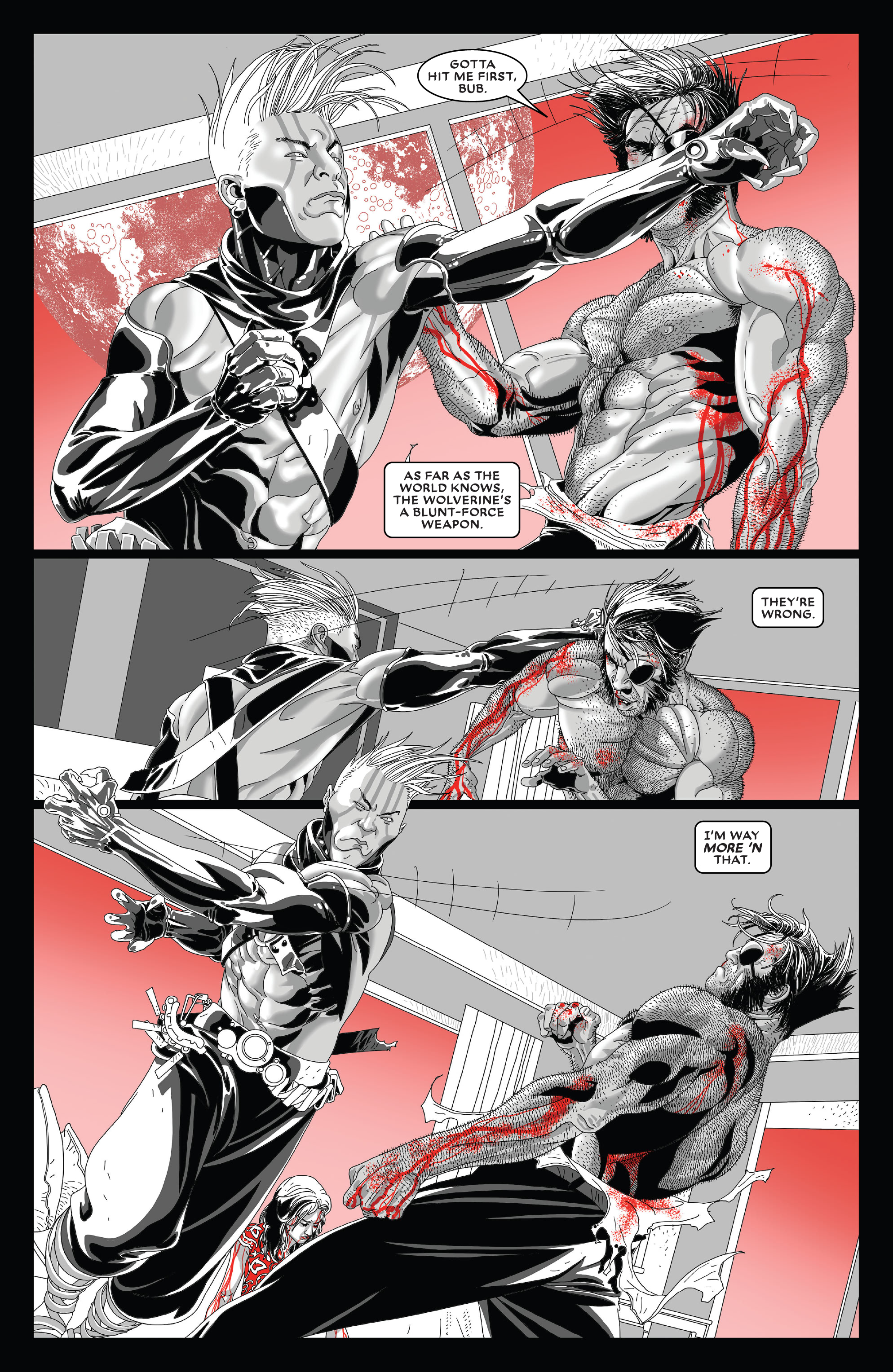 Read online Wolverine: Black, White & Blood comic -  Issue #2 - 28