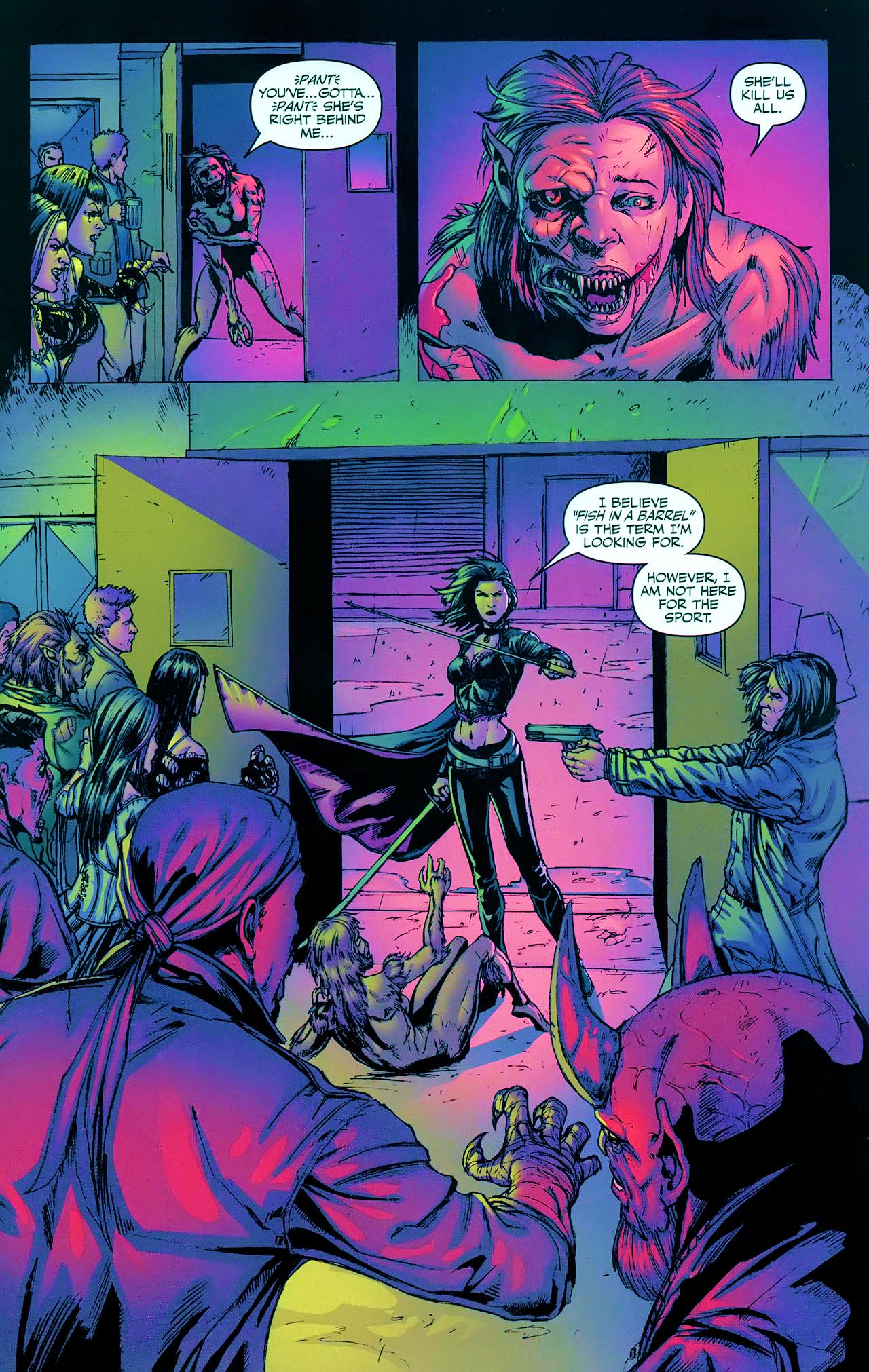 Read online The Darkness vs. Eva: Daughter of Dracula comic -  Issue #2 - 13