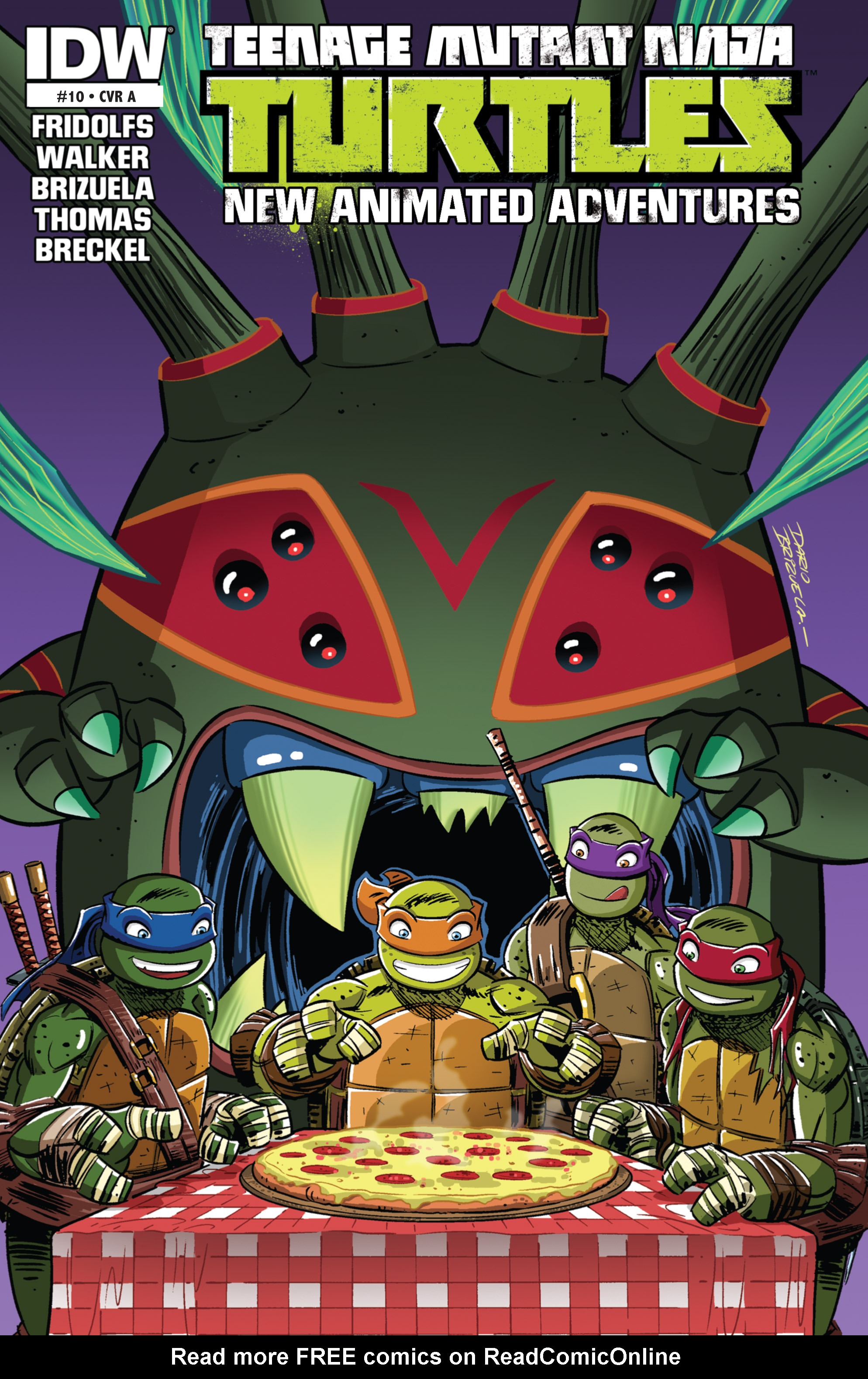 Read online Teenage Mutant Ninja Turtles New Animated Adventures comic -  Issue #10 - 1