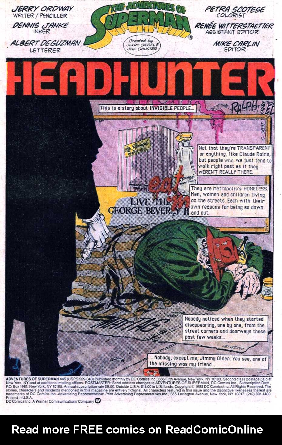 Read online Adventures of Superman (1987) comic -  Issue #445 - 2