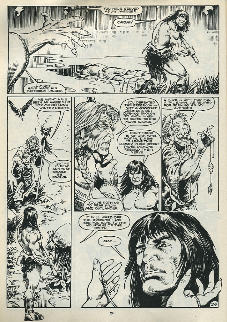 Read online The Savage Sword Of Conan comic -  Issue #172 - 26