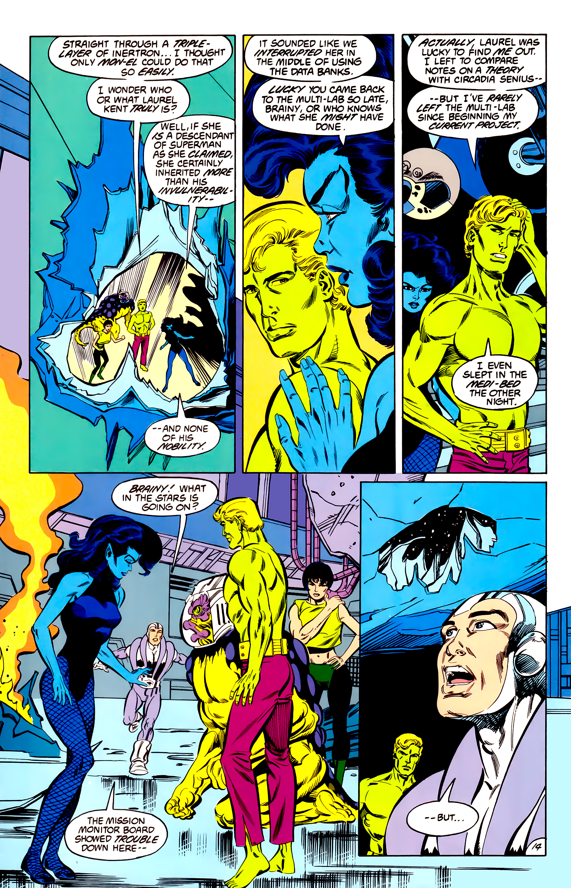 Read online Legion of Super-Heroes (1984) comic -  Issue #42 - 15