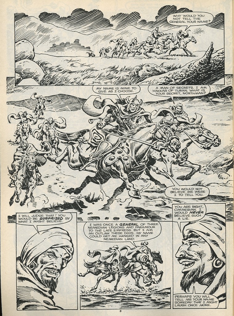 Read online The Savage Sword Of Conan comic -  Issue #178 - 10