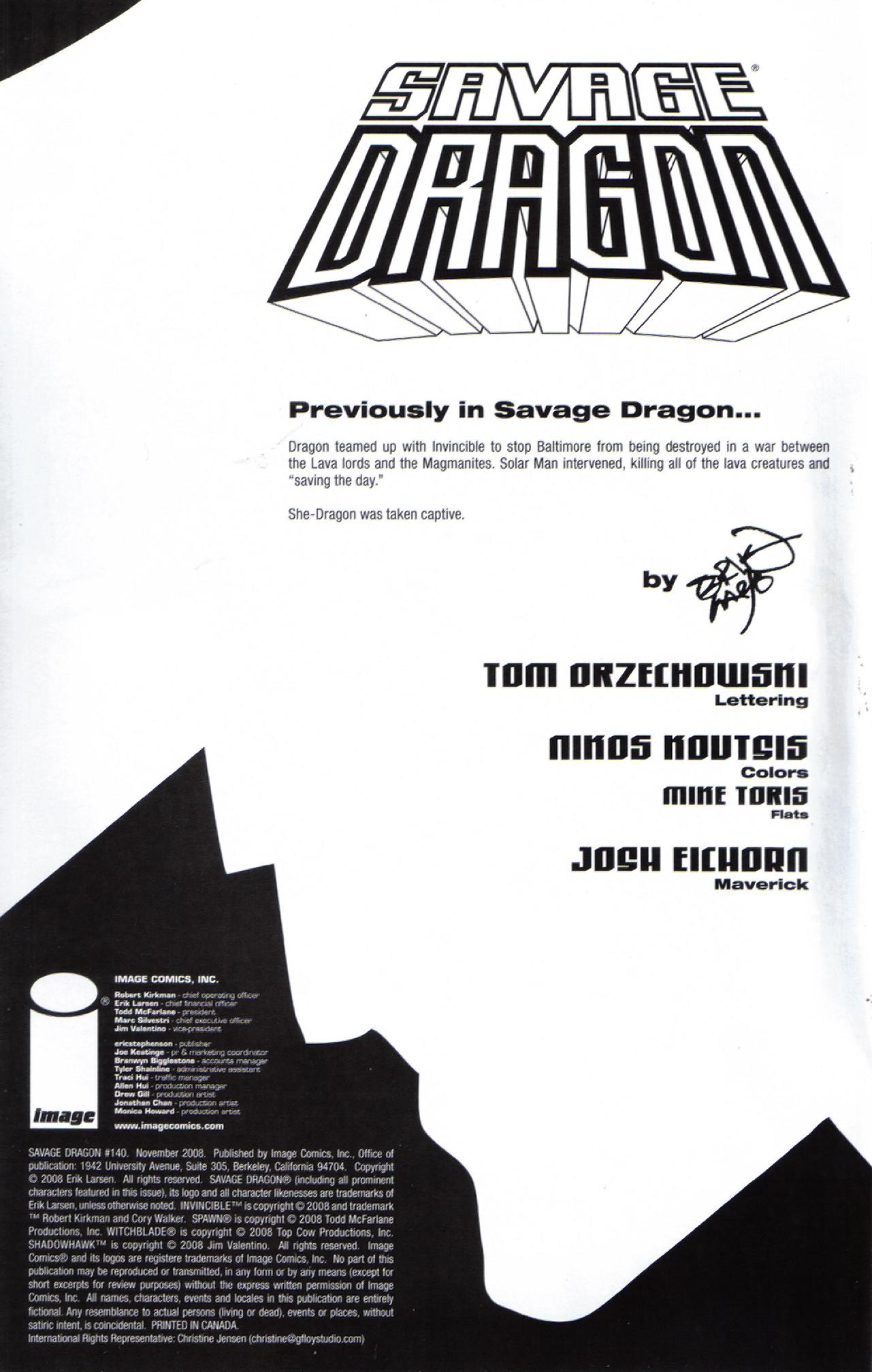 The Savage Dragon (1993) Issue #140 #143 - English 2