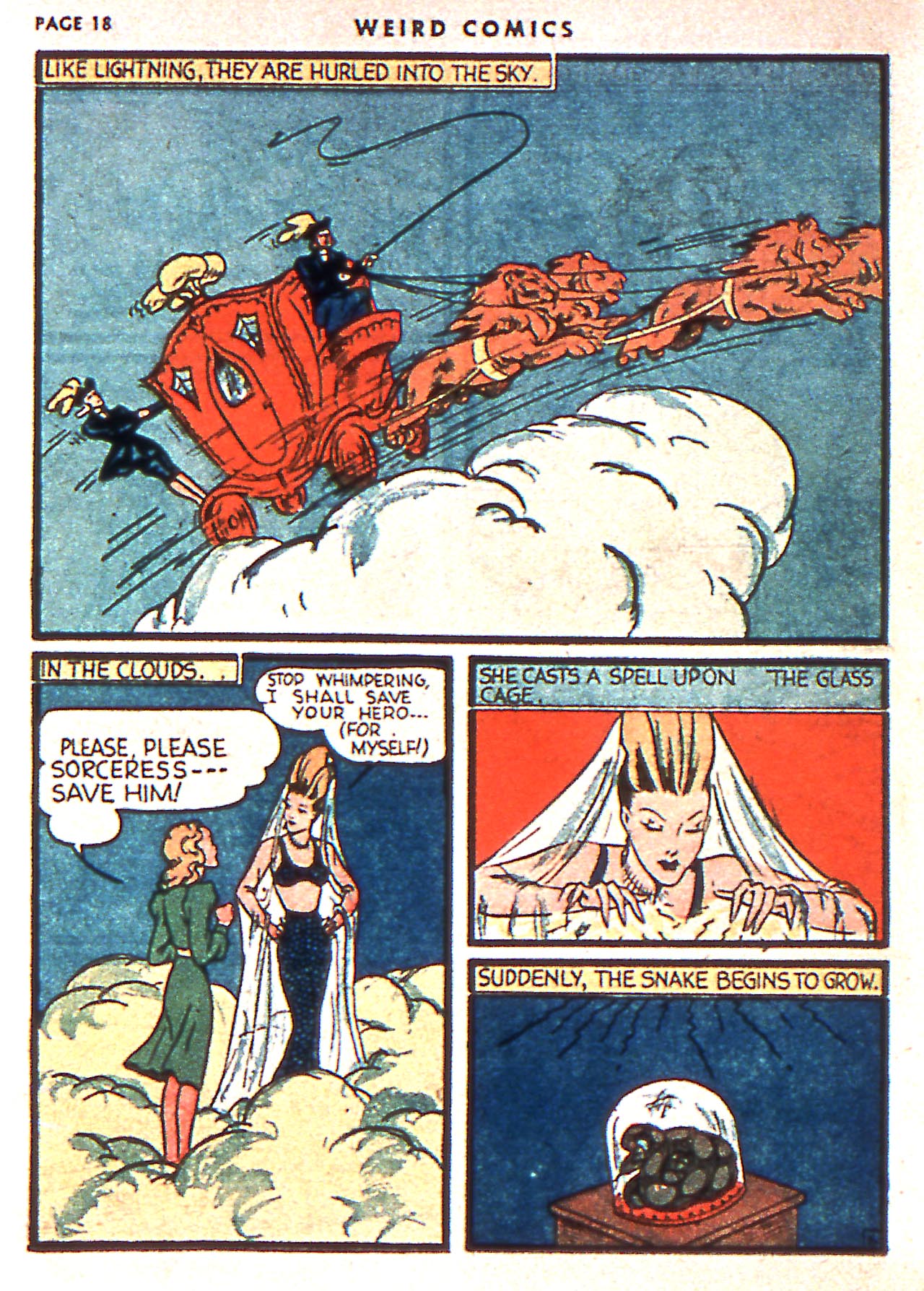 Read online Weird Comics comic -  Issue #4 - 20