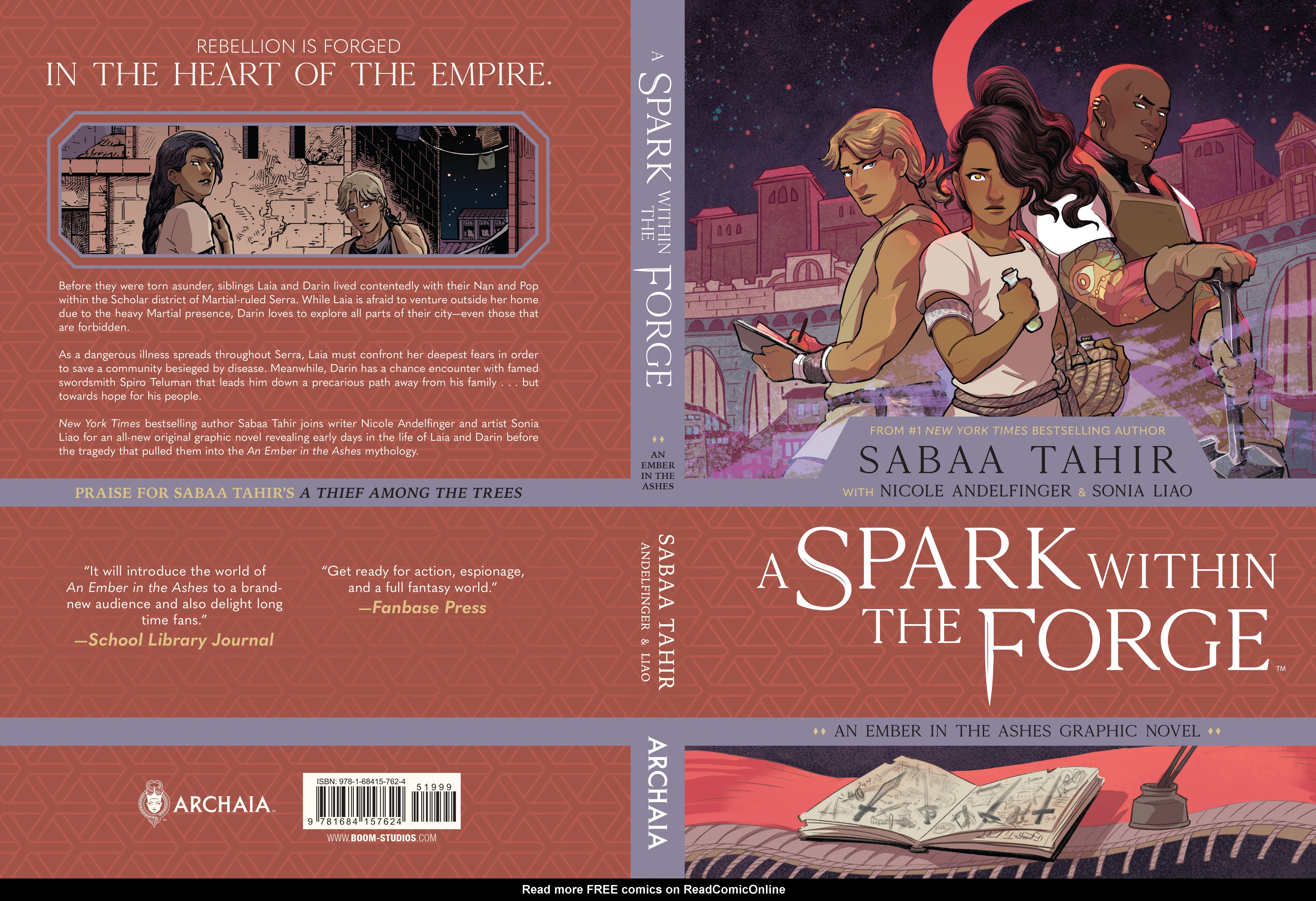 A Spark Within the Forge: An Ember in the Ashes Graphic Novel issue TPB - Page 1