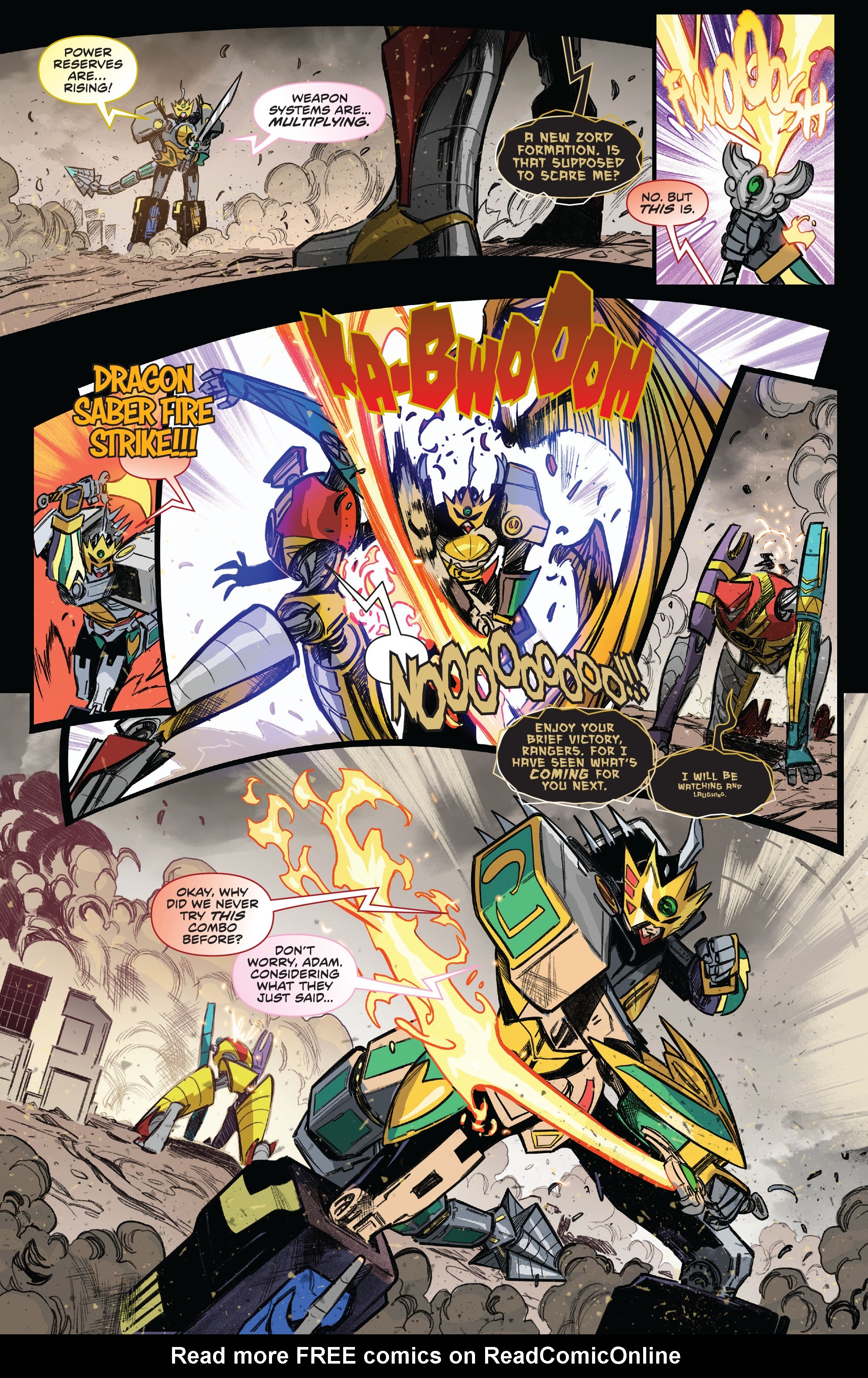 Read online Mighty Morphin Power Rangers (2022) comic -  Issue # Full - 35