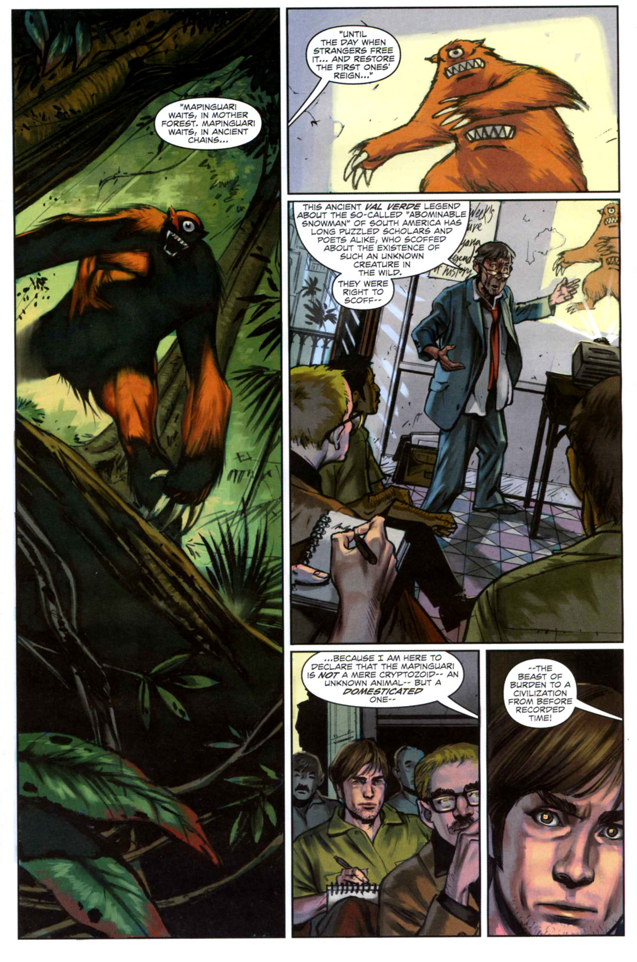 Read online Sheena - Trail of the Mapinguari comic -  Issue # Full - 3
