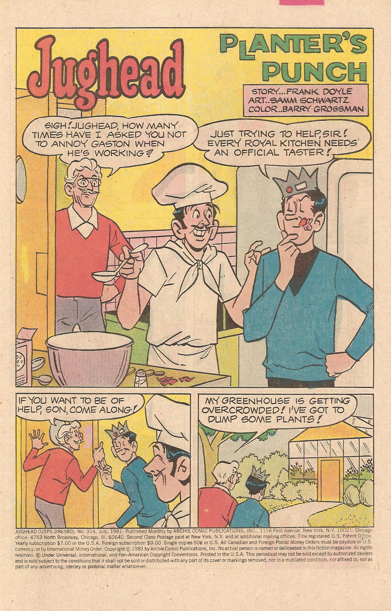 Read online Jughead (1965) comic -  Issue #314 - 3
