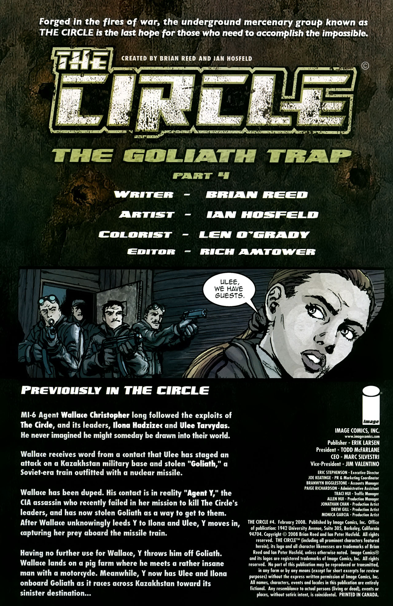 Read online The Circle (2007) comic -  Issue #4 - 2