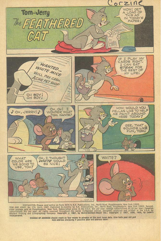 Read online Tom and Jerry comic -  Issue #235 - 3