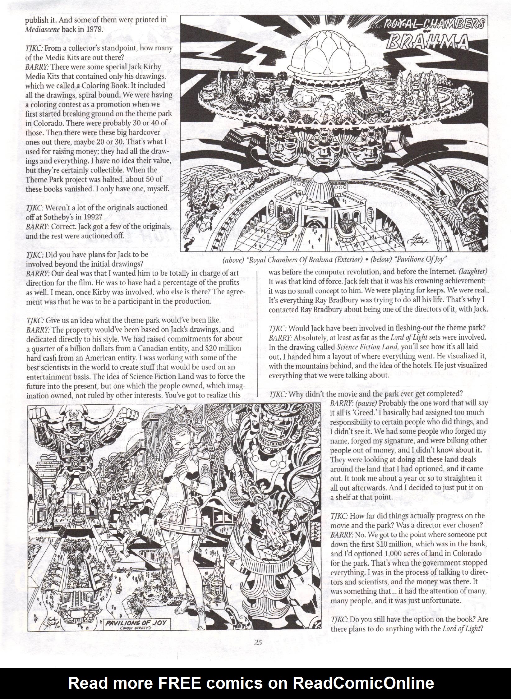 Read online The Jack Kirby Collector comic -  Issue #11 - 25