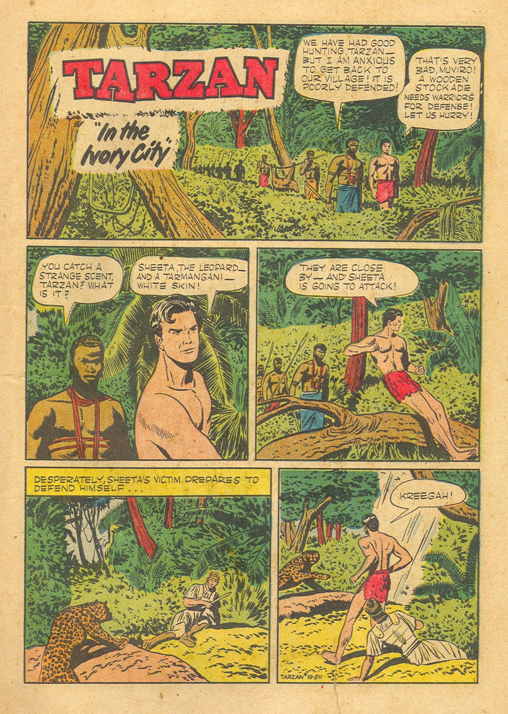 Read online Tarzan (1948) comic -  Issue #19 - 3