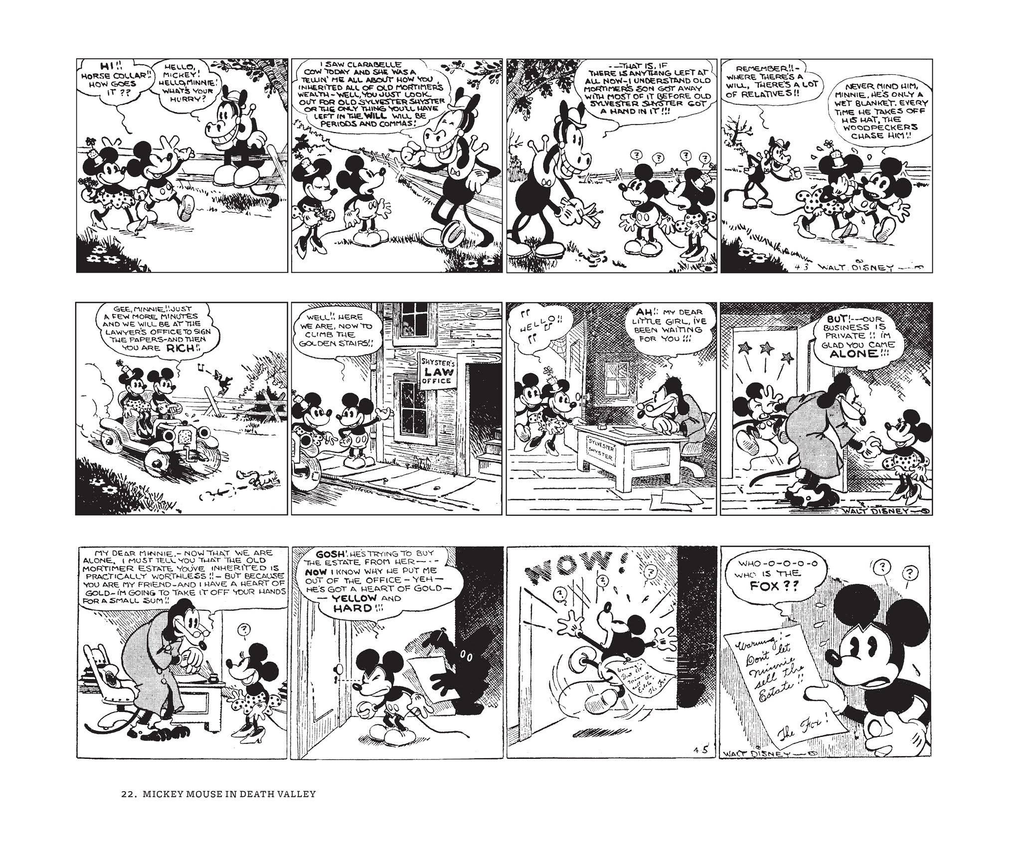 Read online Walt Disney's Mickey Mouse by Floyd Gottfredson comic -  Issue # TPB 1 (Part 1) - 22